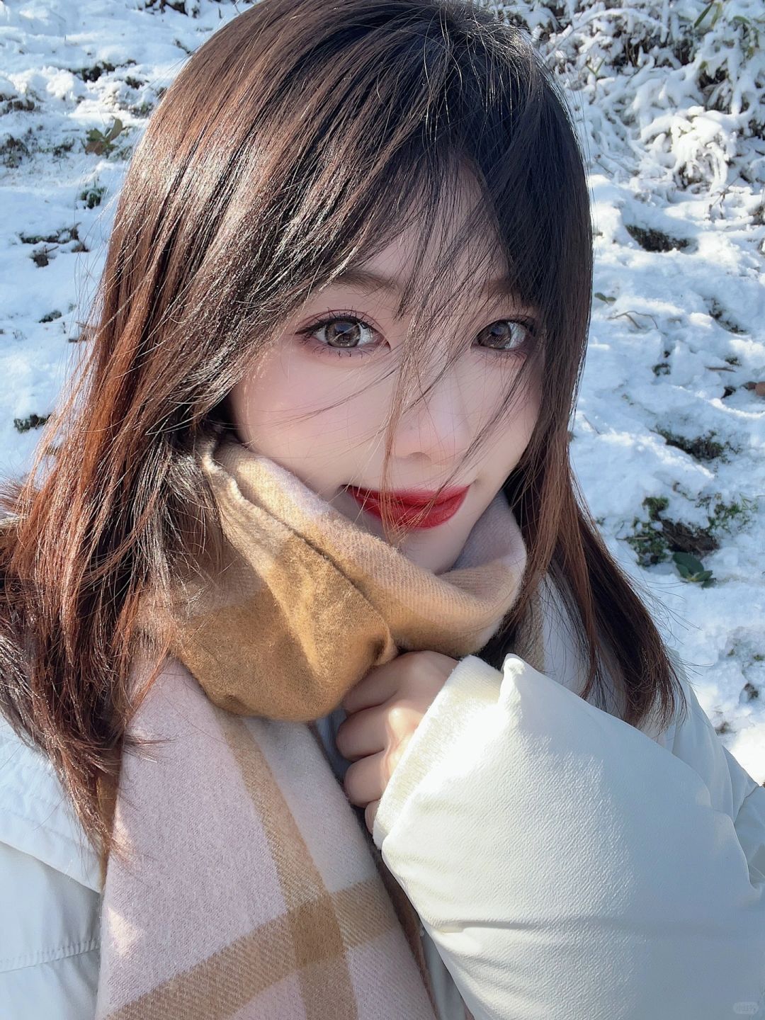 寄来圣诞雪景卡片🎄