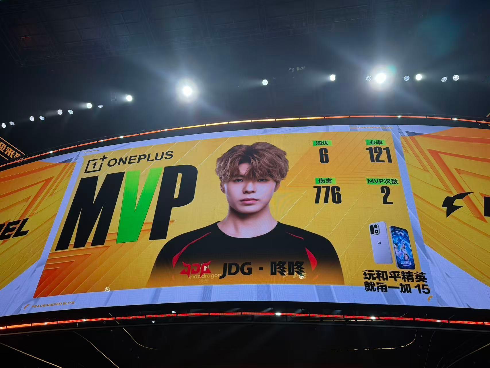 JDG咚咚6淘汰MVPJDG 咚咚手感火热，单局狂砍六淘汰，凭亮眼发挥斩获MVP