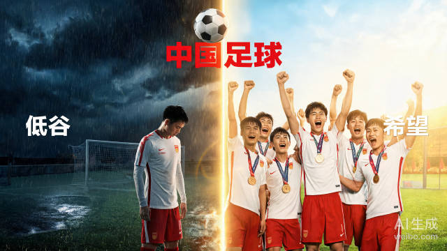 🔥冰火两重天！中国男足的今天，太魔幻了！🔥⚽️一边是国足0-5惨败巴勒斯坦，