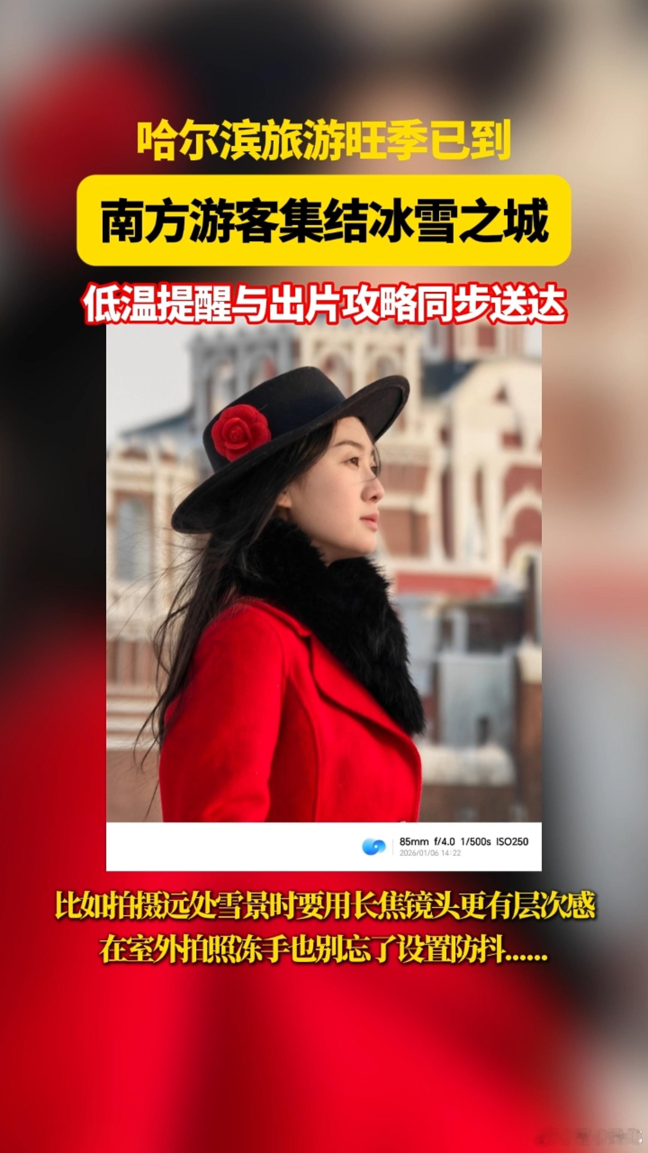 哈尔滨今年也太出片了哈尔滨大片根本看不完 劝来哈尔滨的朋友多带块电池，不然根本拍