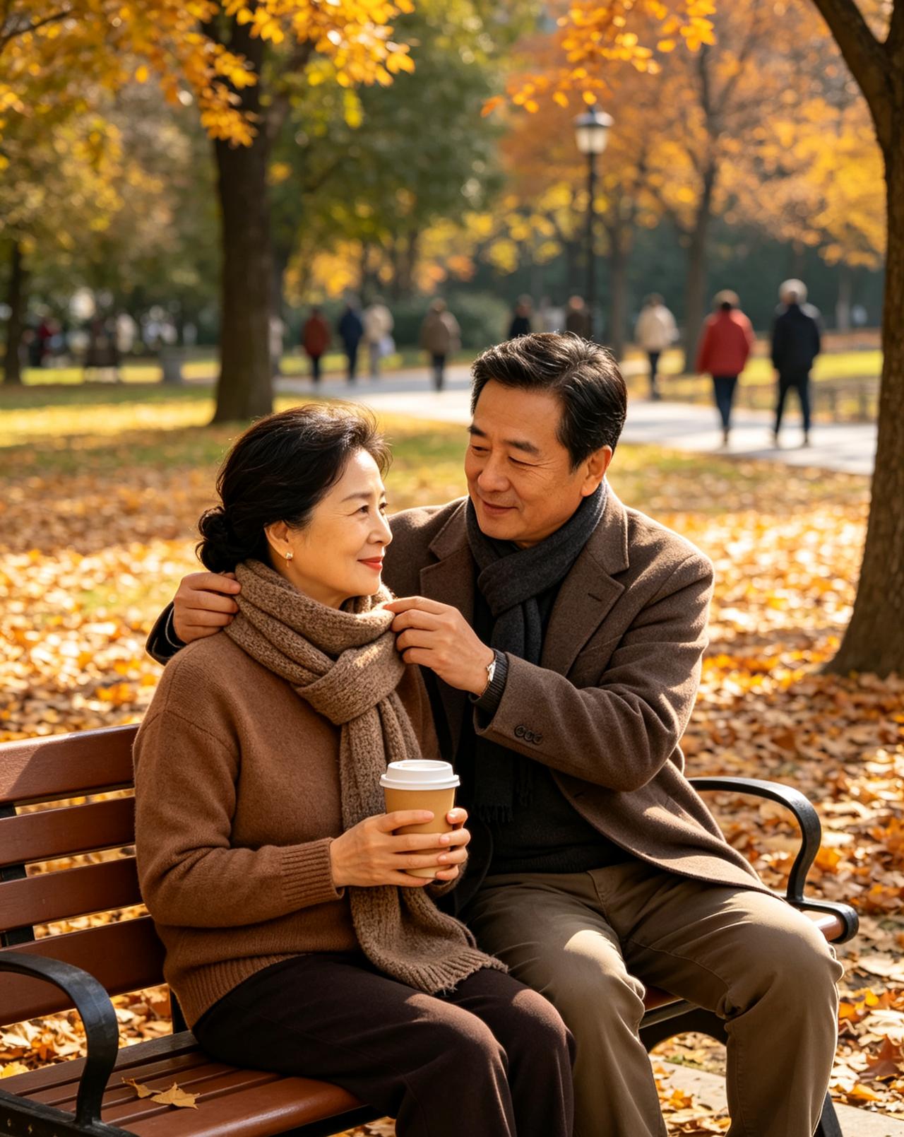 大妈和大叔认识刚满一个月，大妈要银手镯，大叔却说要买一对金手镯给两人 。
我都没