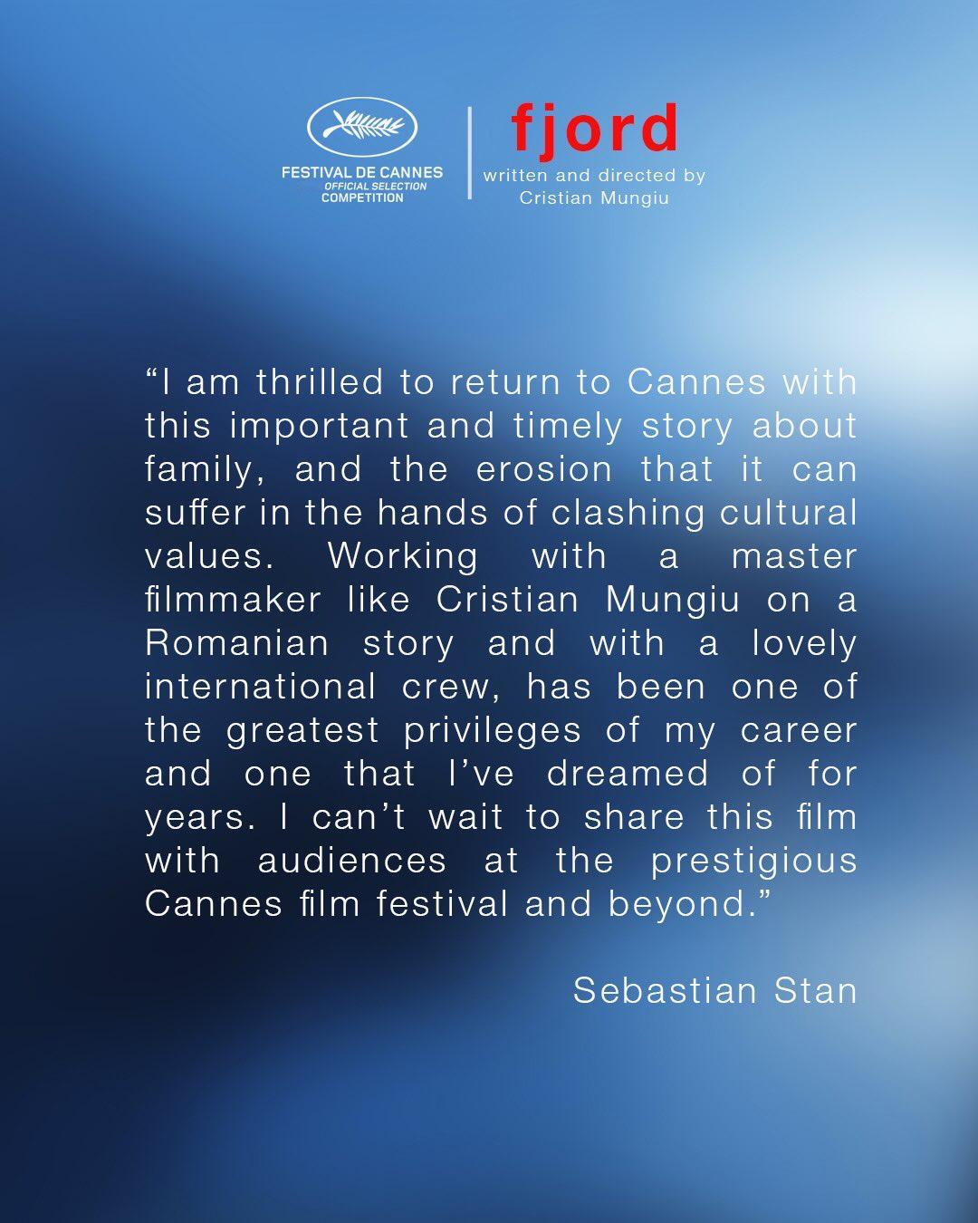 第79届戛纳国际电影节  由罗马尼亚导演克里斯蒂安·蒙吉执导的新片《峡湾》入围本