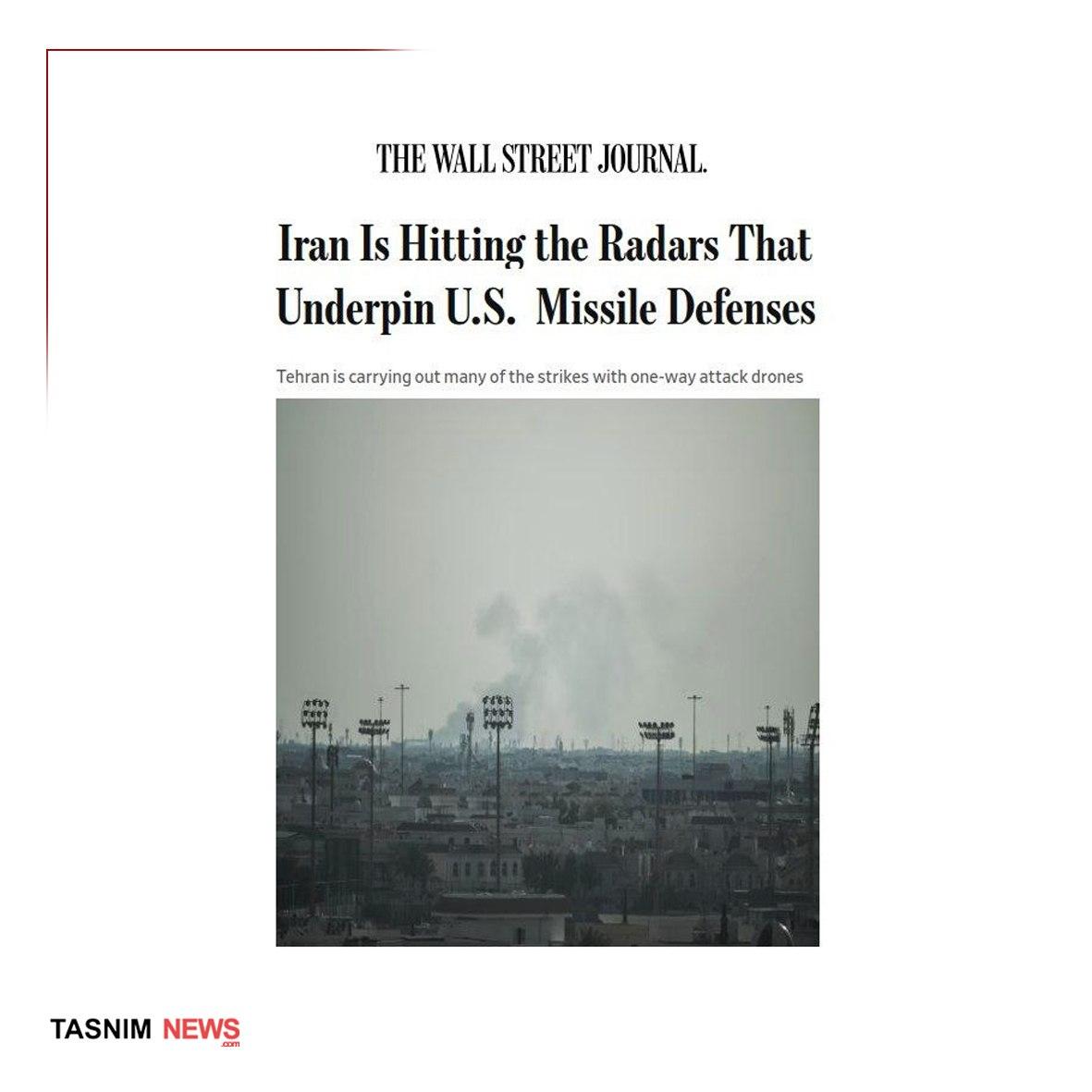 新闻快讯——伊朗正打击支撑美国导弹防御系统的雷达设施。
德黑兰正通过单向攻击无人