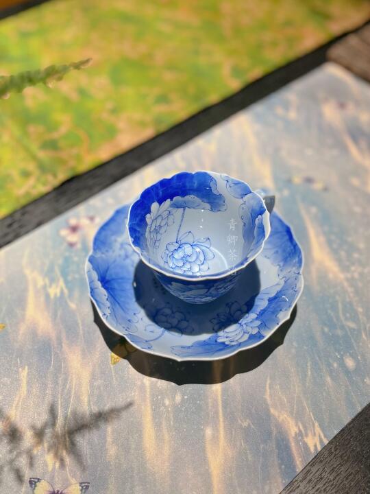 青樵轩的中式咖啡杯套装 | 荷韵✨