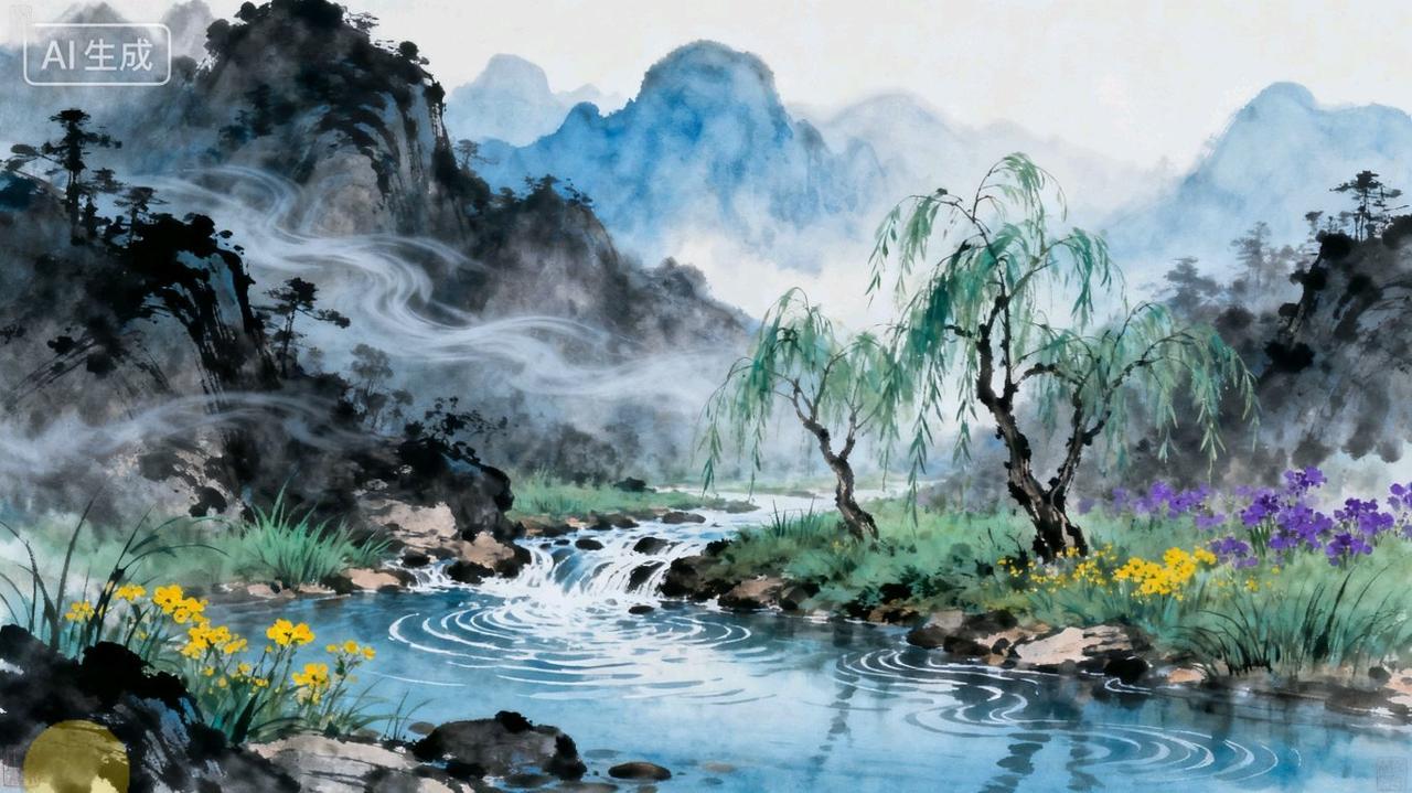 上联，清风本无意，诚邀下联清风本无意，细雨亦含情。