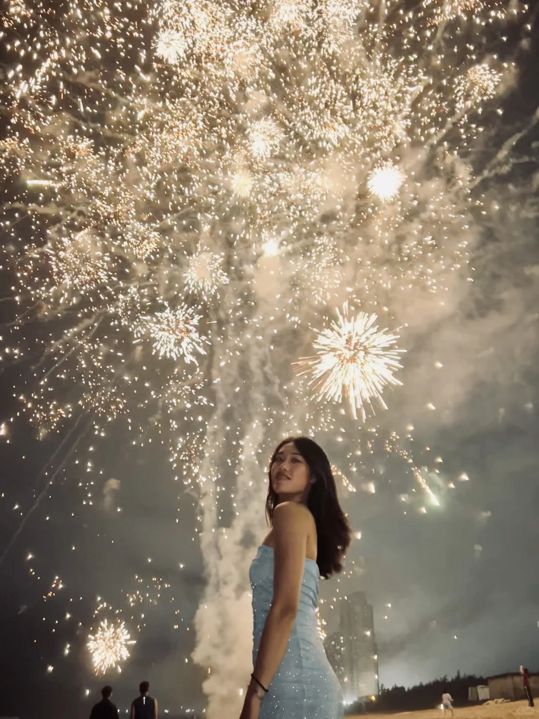 女朋友送的海边烟火大会🎆