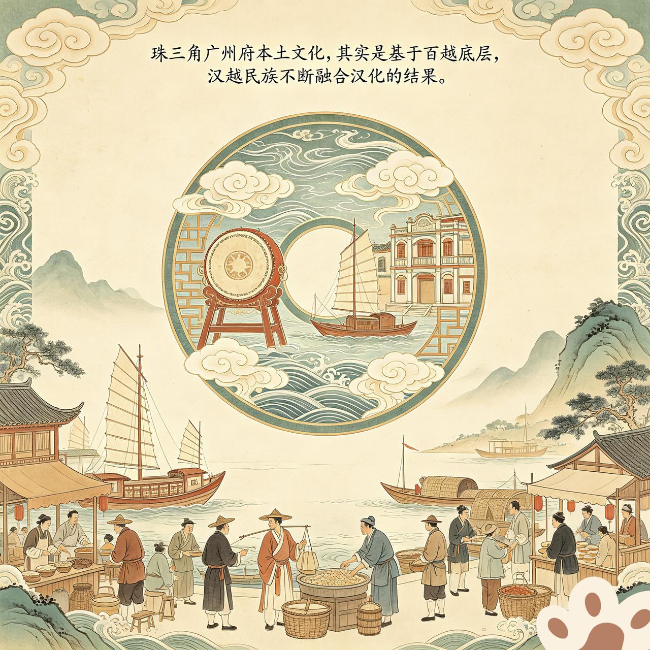 “广府人的根，在珠玑巷？他们是古代河南开封府等地，历代北方移民的后代”?
本质上