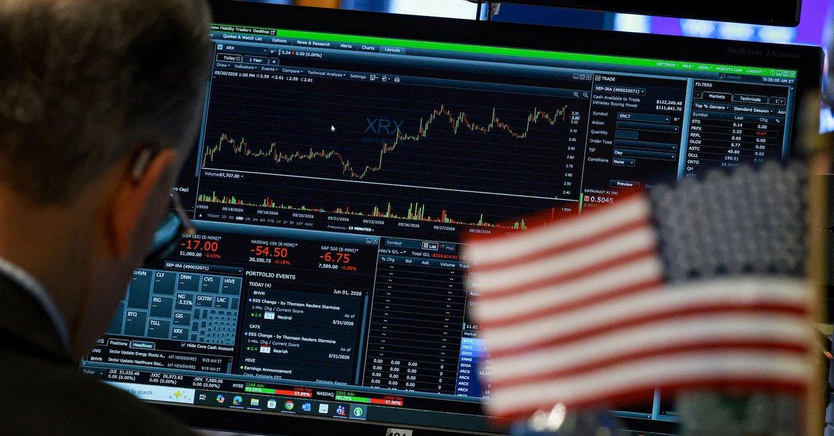 [To learn English]
U.S. stocks ended sha