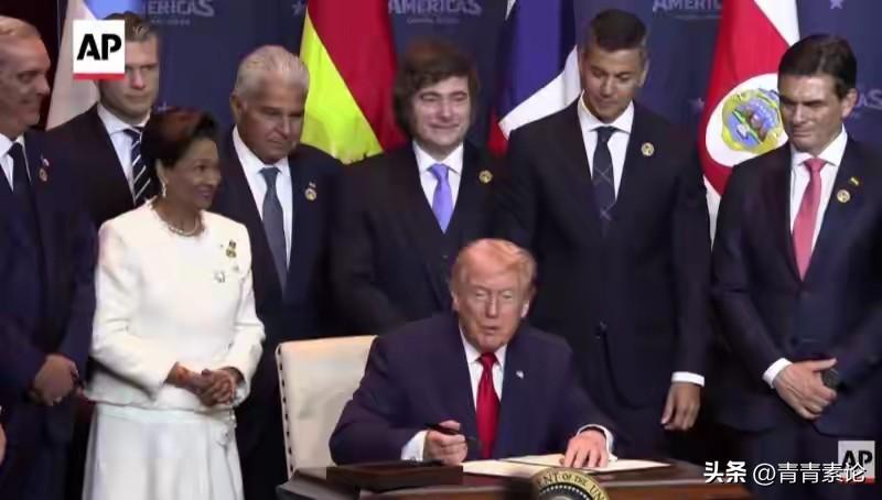 美国总统特朗普在佛罗里达州主持召开“美洲之盾”峰会，阿根廷、玻利维亚等12个拉美