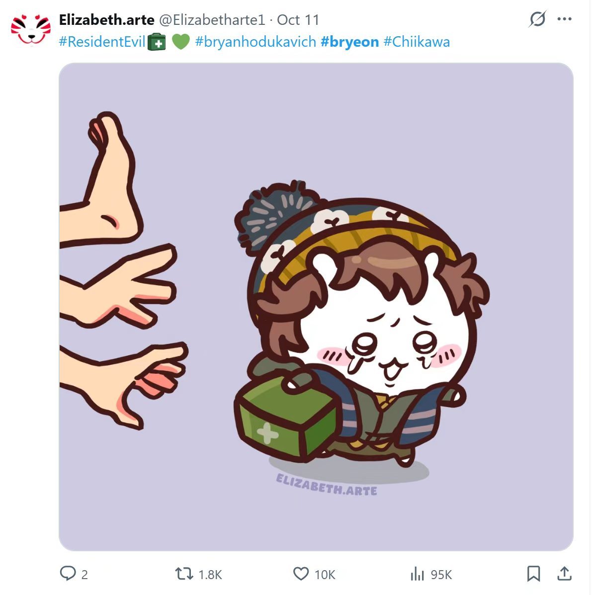 朋友发我的，吉伊款布莱恩。很可怜！ ​​​