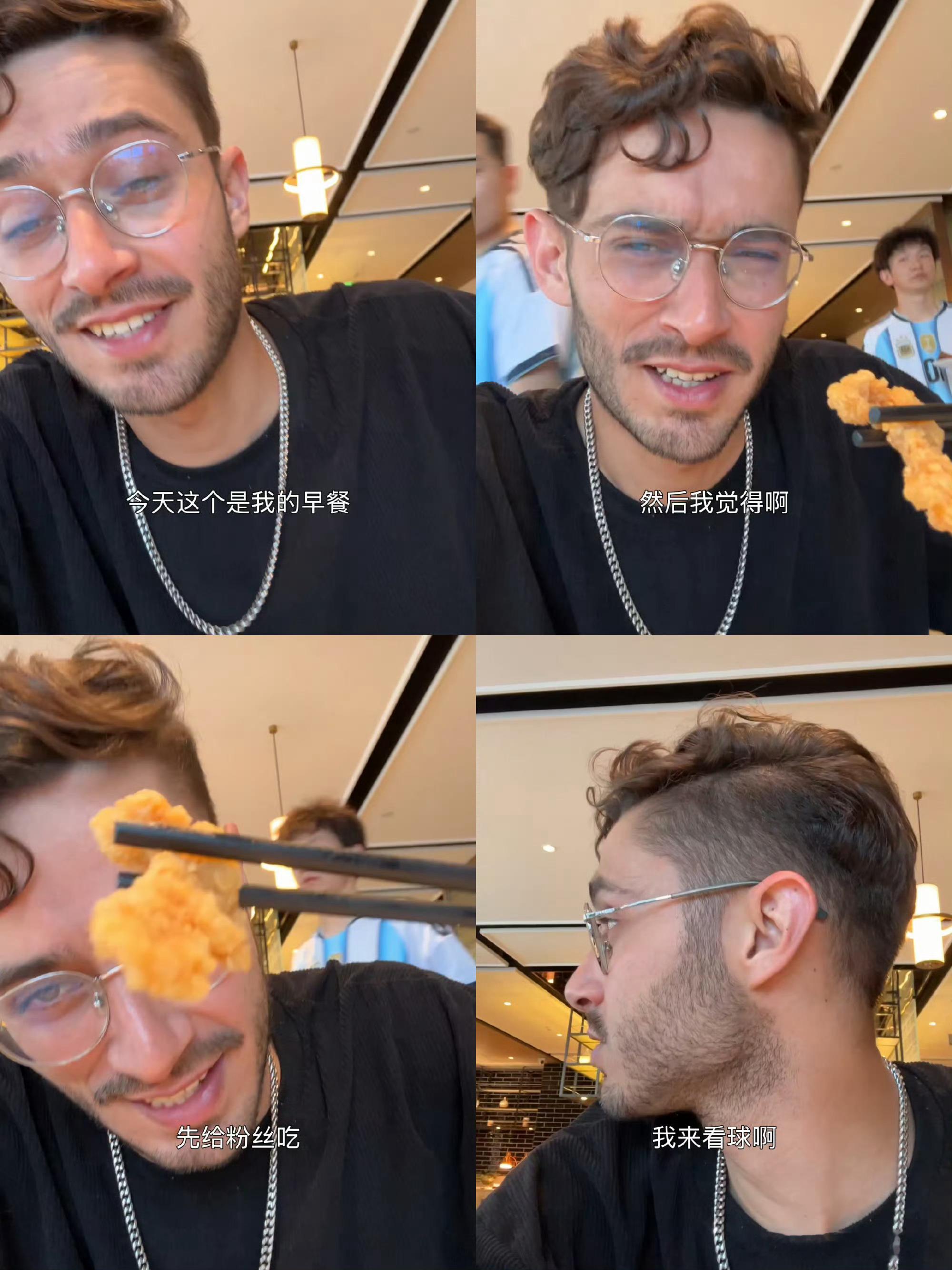 最不想碰到梅西的人出现了外国球迷躲梅西躲到破防哈哈哈特意躲去酒店避开人群，没想到