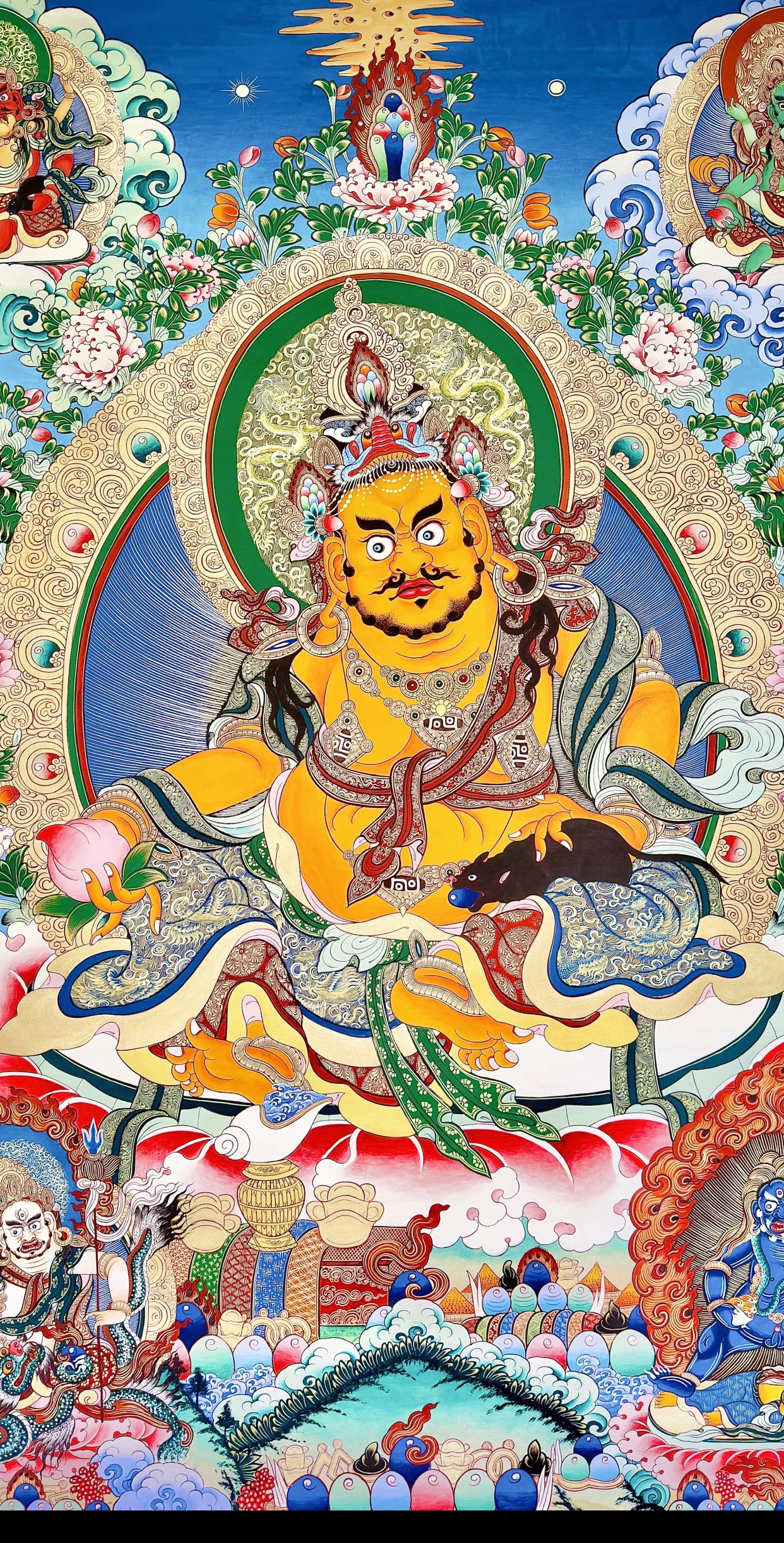 可以局部描金的全彩