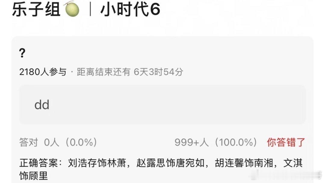 ？小时代6？ ​​​