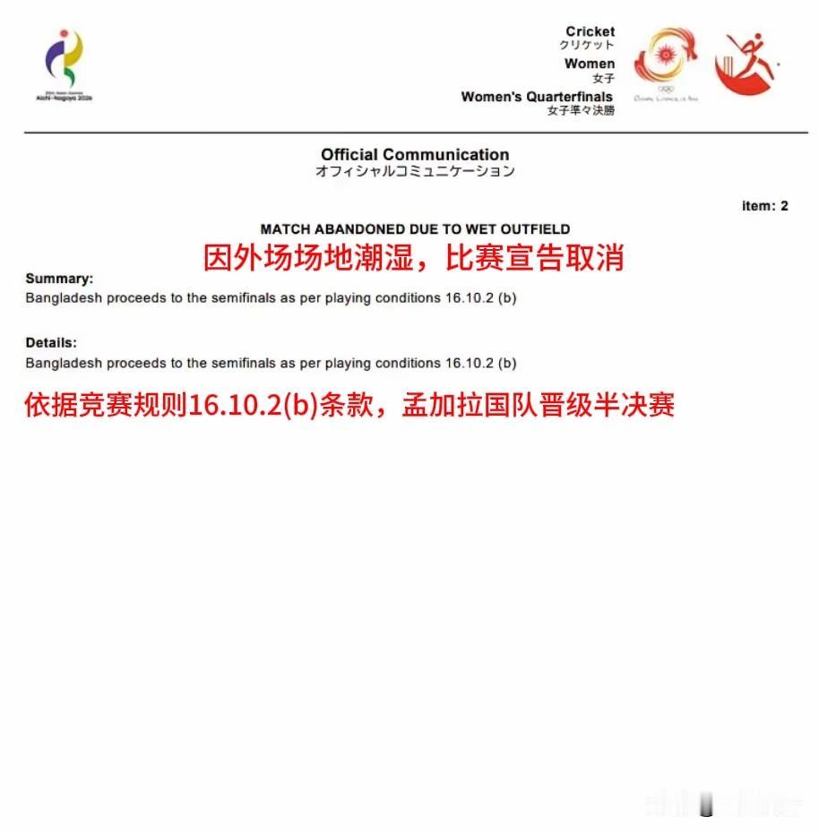 【平生未见：中国🇨🇳女子板球队一场比赛未打，被日本🇯🇵一则通告打发回家】