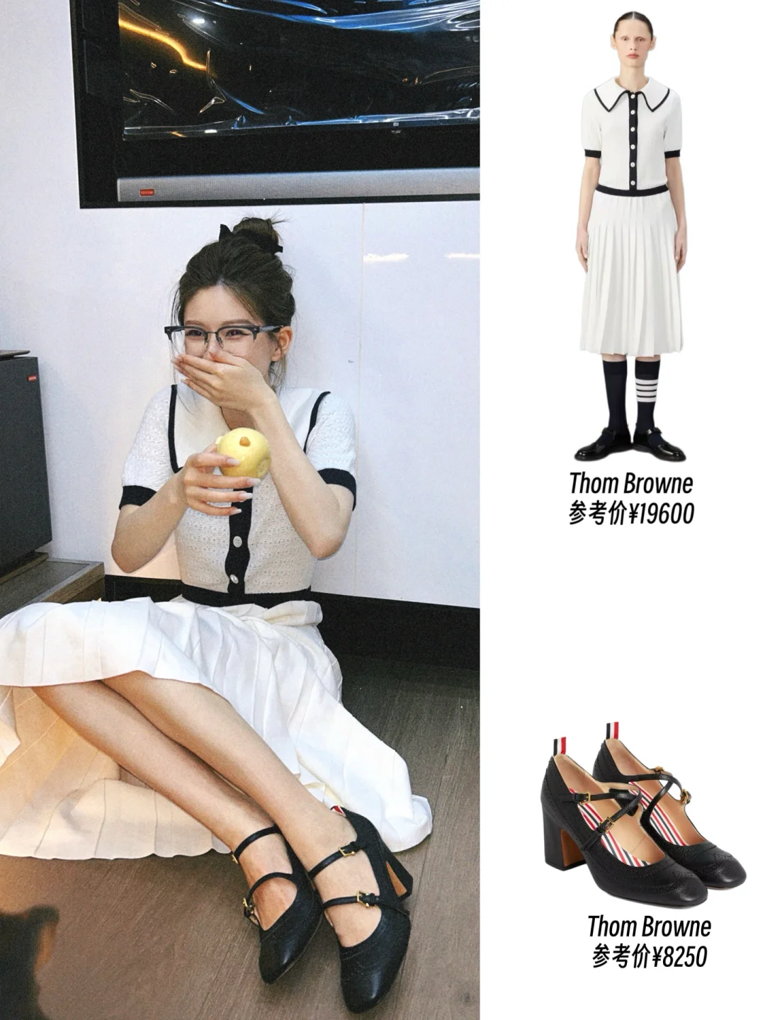 高级学院风还得看thom browne，这次加了玫瑰