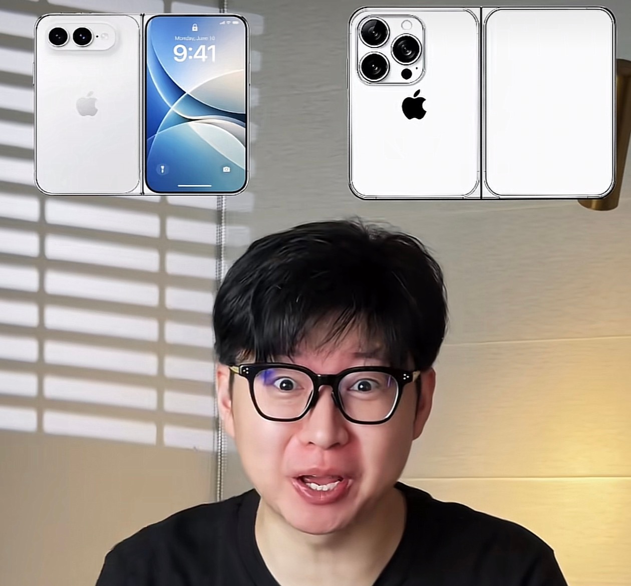 曝iPhoneUltra无折痕失败抖音有个博主说苹果今年有两款折叠屏，一个是双摄