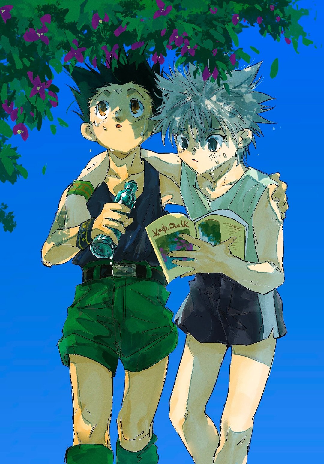 #全职猎人# 好清爽的画风，宝宝们太萌了⊙ω⊙ (x:eto_hxh) ​​​