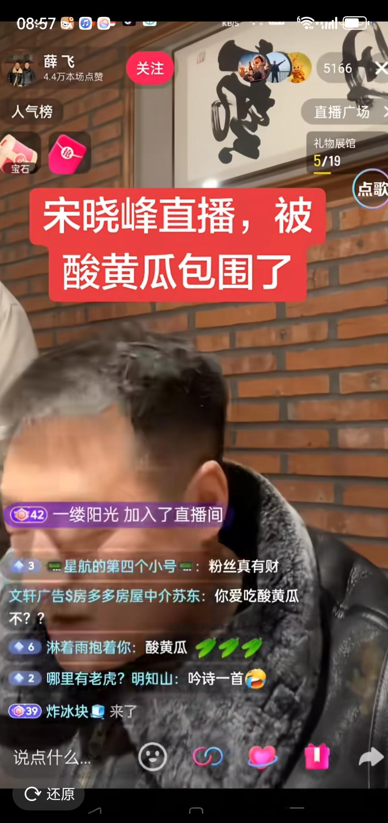 东北老铁直播翻车，被满屏“酸黄瓜”三个字干沉默了？
这事儿发生在宋晓峰身上。
直