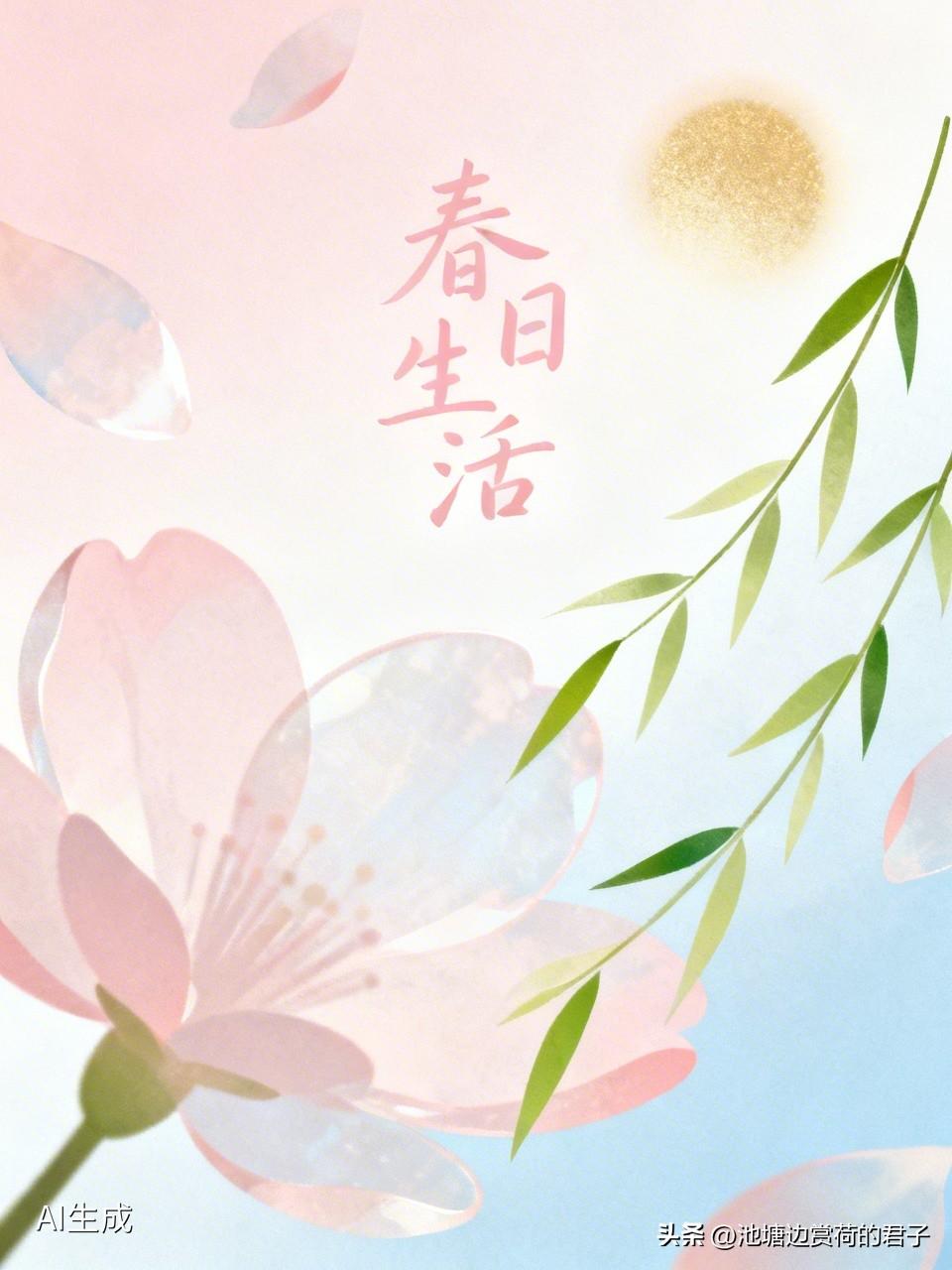 春日生活打卡季来啦，这可不是任务，是和时光的温柔约见。春天总是悄无声息地改变世界