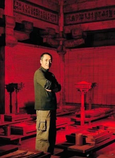2002年电影《英雄》幕后片场花絮照 