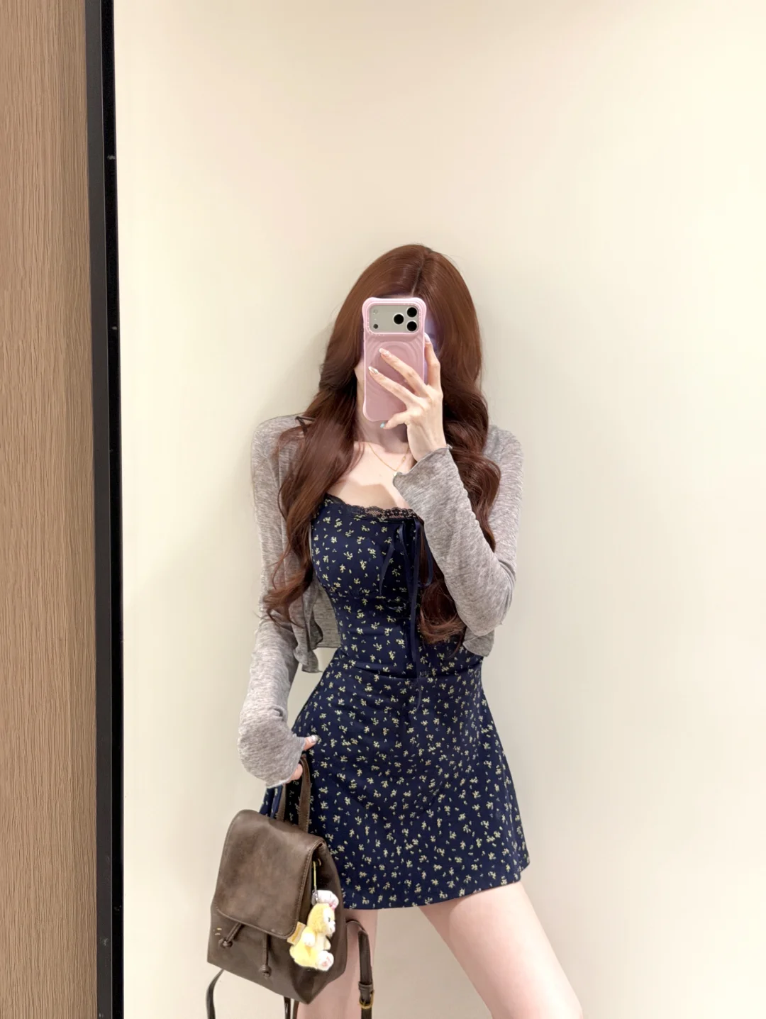 超美滴碎花裙～