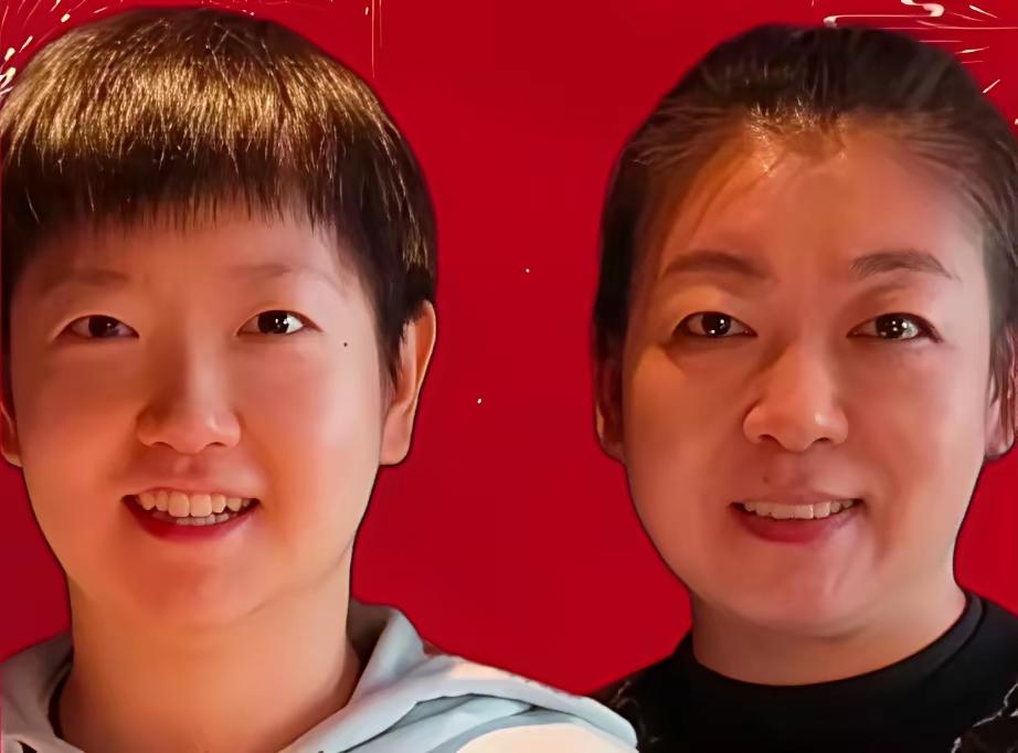 网友说：莎莎和妈妈都长着一副国泰民安的脸，要我说，这两张国泰民安的脸颇有讲究哩～