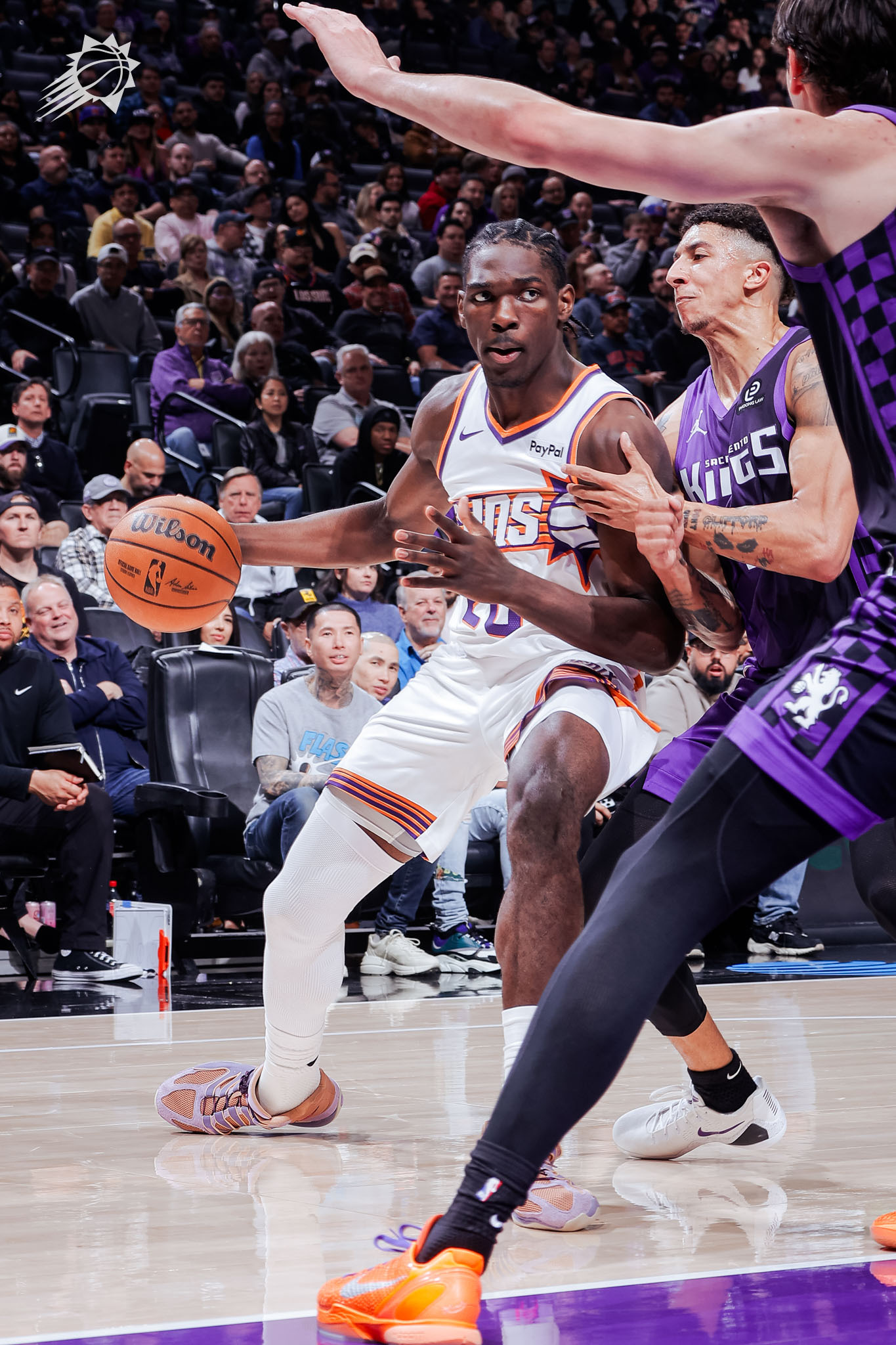 弗莱明！！！连续两记三分👌 夸他 ！！菲尼克斯太阳 ｜旭日东升 ｜太阳vs国王