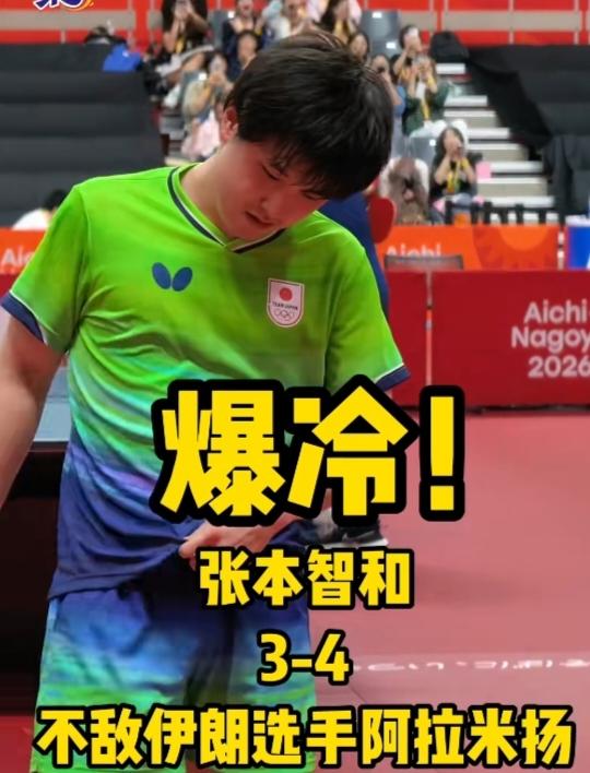 张本智和输给伊朗选手阿拉米扬的原因其实是非常简单的。
张本智和平时针对性训练的肯