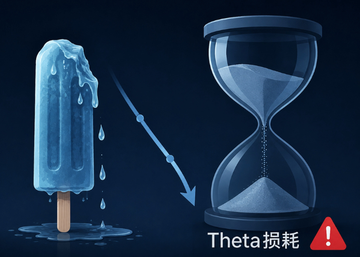时间价值的“沙漏效应”期权小白入门 时间价值⏳ 买期权就像买“有保质期的牛奶”，