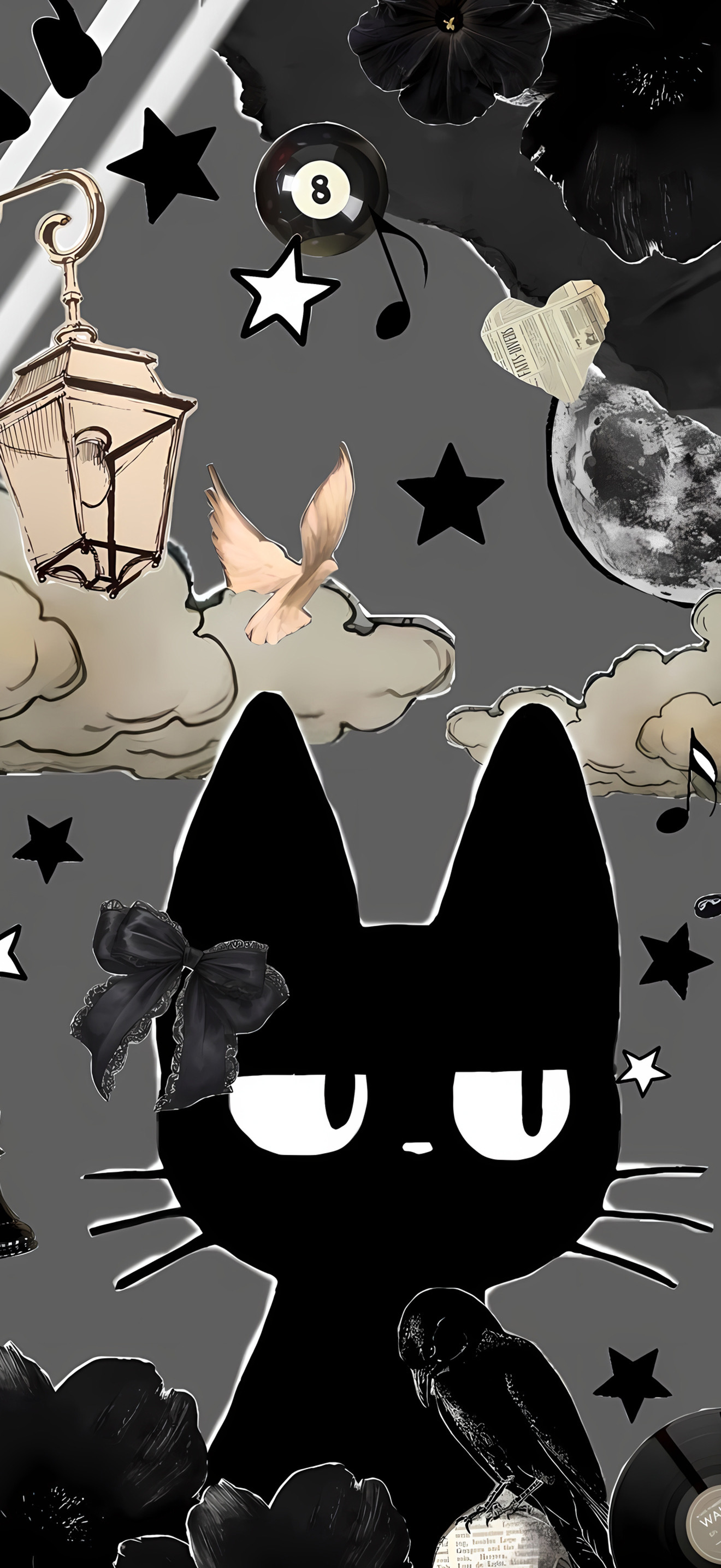 小猫៸៸᳐⦁⩊⦁៸៸᳐ ੭世界加载中⋆ ☾ ⋆ ⋆ ⋆ ⋆ 🖤𓈒𓏸  ：深