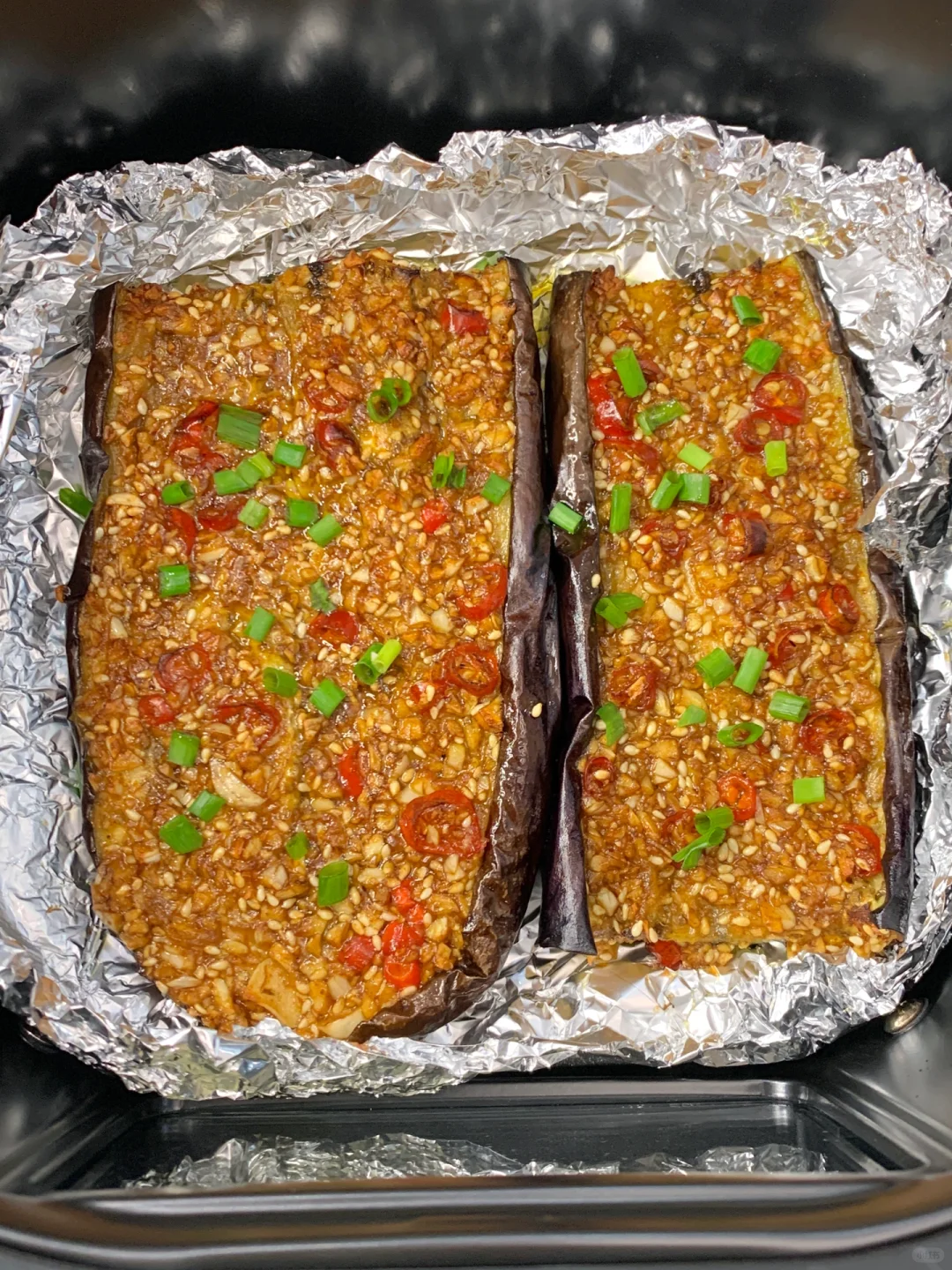 🔥好吃到破防了！烤茄子这么做秒杀烧烤摊！！