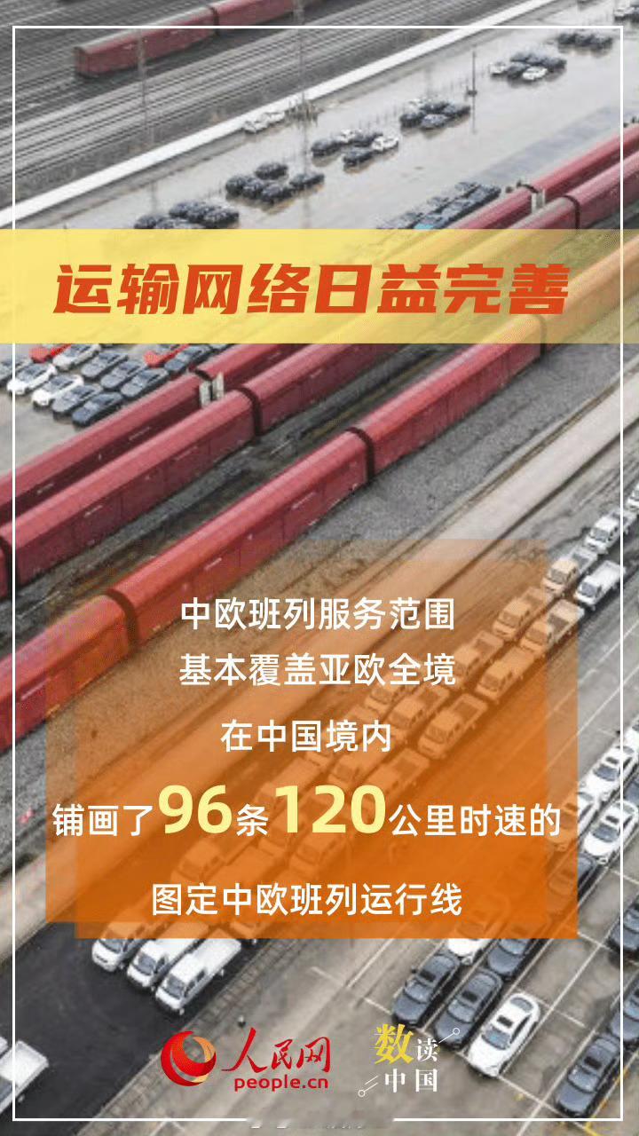 6图看中欧班列开行规模稳步向上【13万列！6图看中欧班列开行规模稳步向上】数读中
