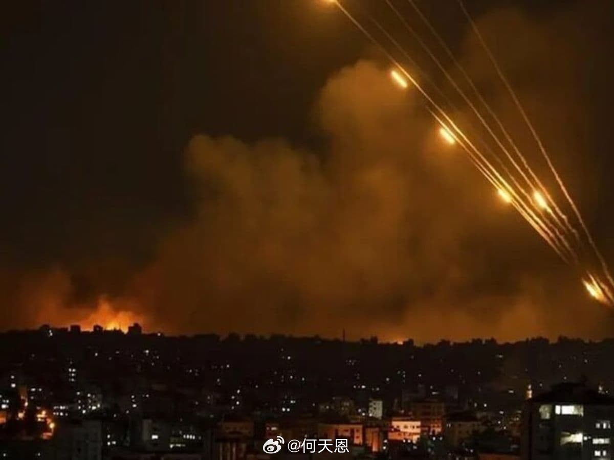 以色列：导弹袭击后的特拉维夫和耶路撒冷。据伊斯兰革命卫队宣称，随着重型导弹的启用