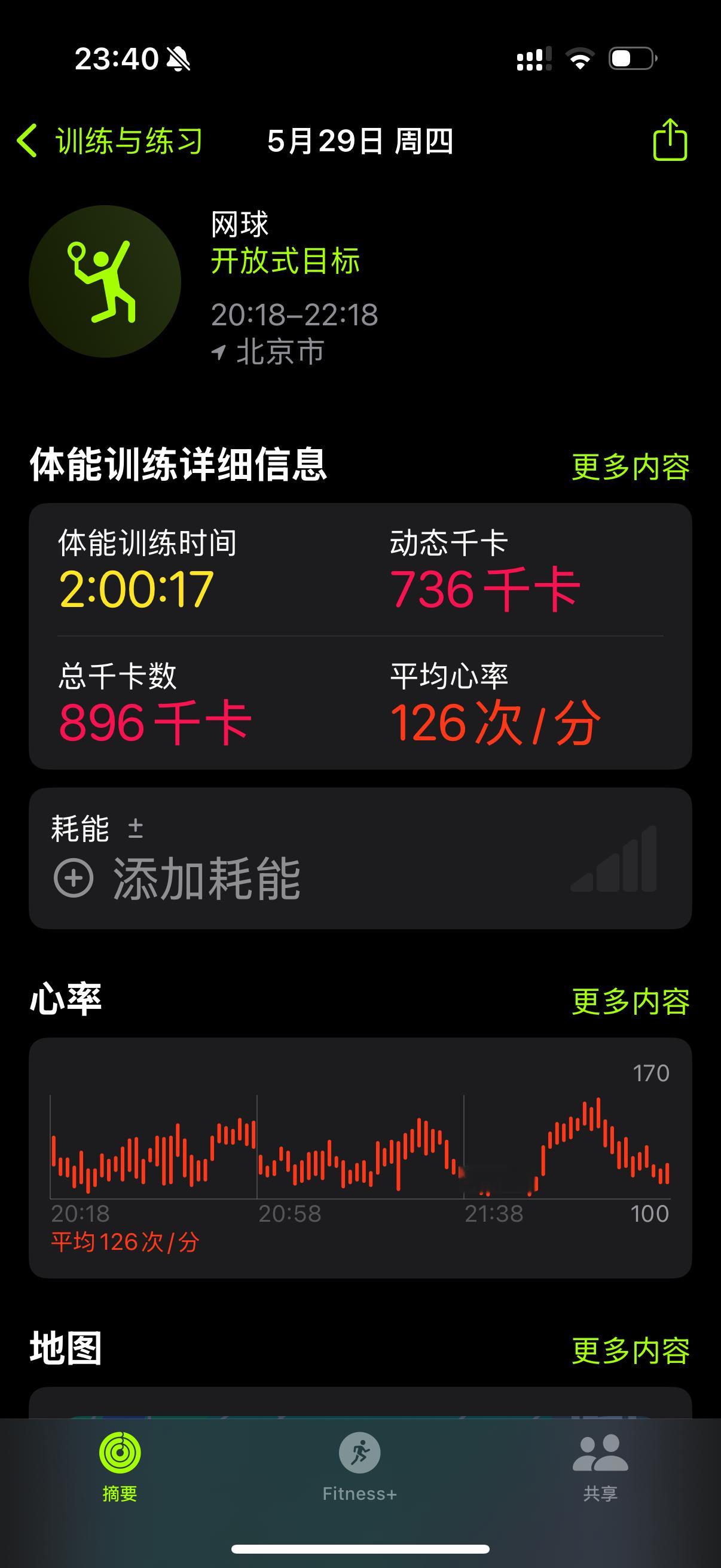 嘻嘻今天又打了俩小时网球，为这周日我人生第一场网球比赛做准备[馋嘴] ​​​