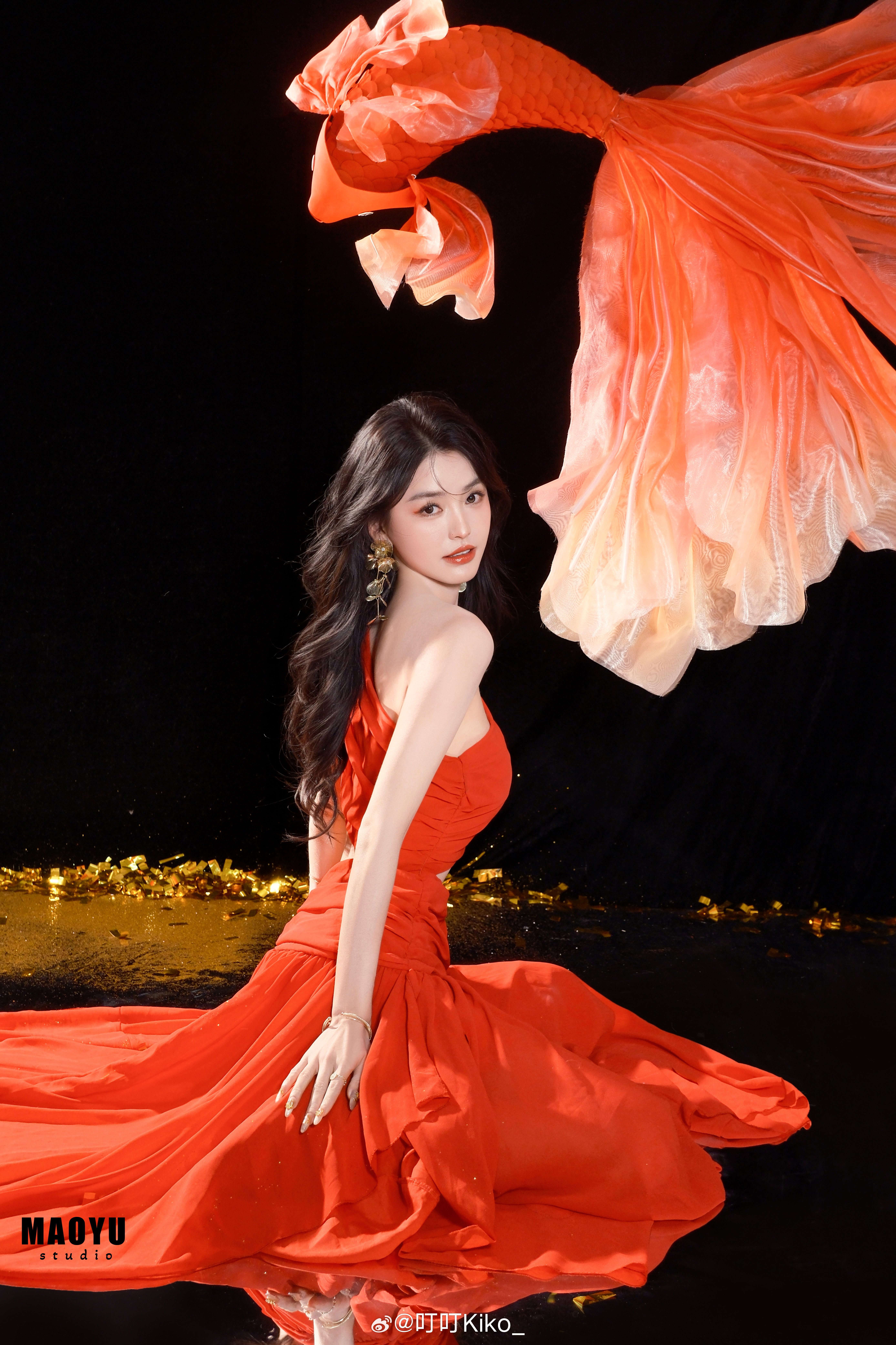 浮光映锦鲤，万事皆如意✨锦鲤猫屿摄影工作室深圳写真新年照