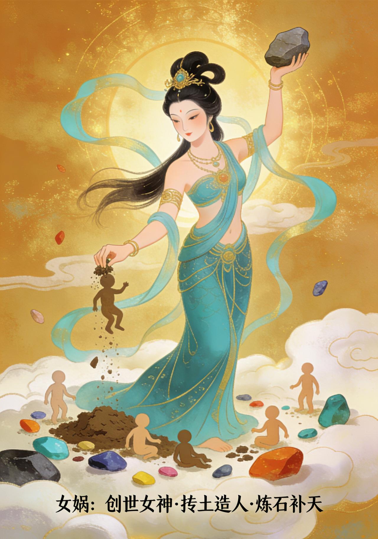 人类的始祖真的是女娲吗?

 答案分神话传说和历史考古两层看，结论完全不同，核心