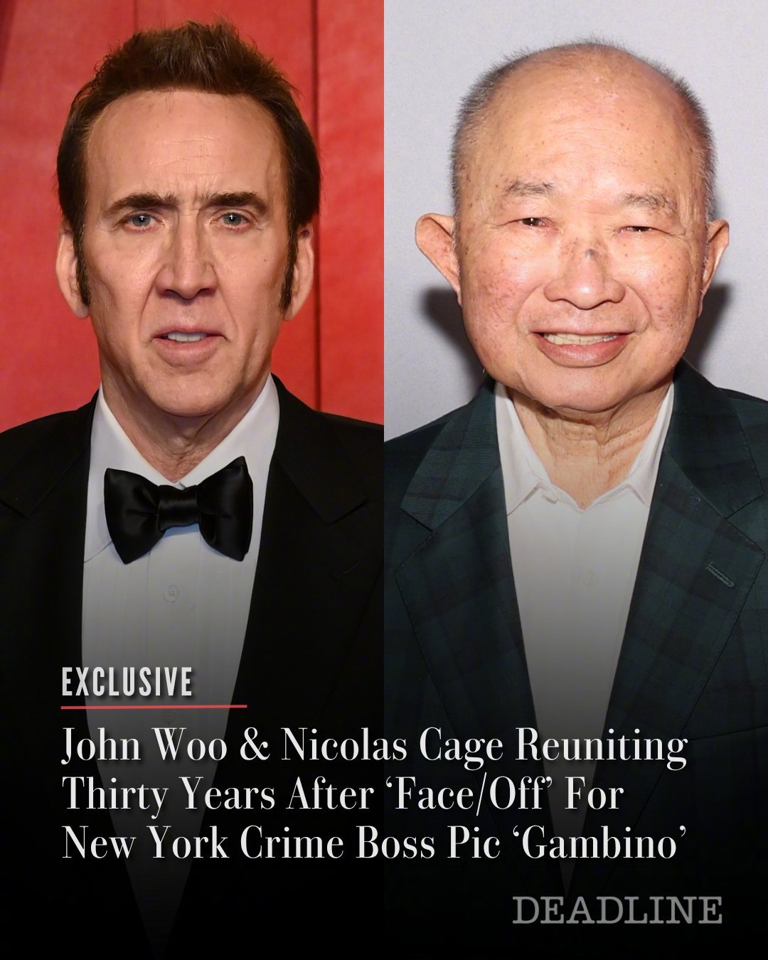 时隔23年，吴宇森与尼古拉斯·凯奇《风语者》之后再度携手，合作拍摄纽约黑帮头目卡