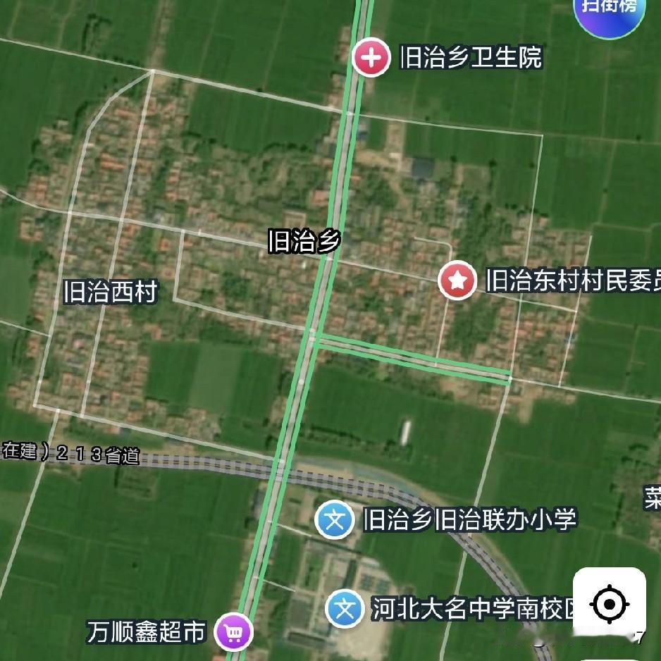 今天看到有一位叫魏州慎独的朋友，写老大名县县衙在今旧治村的时候，古城为什么没有北