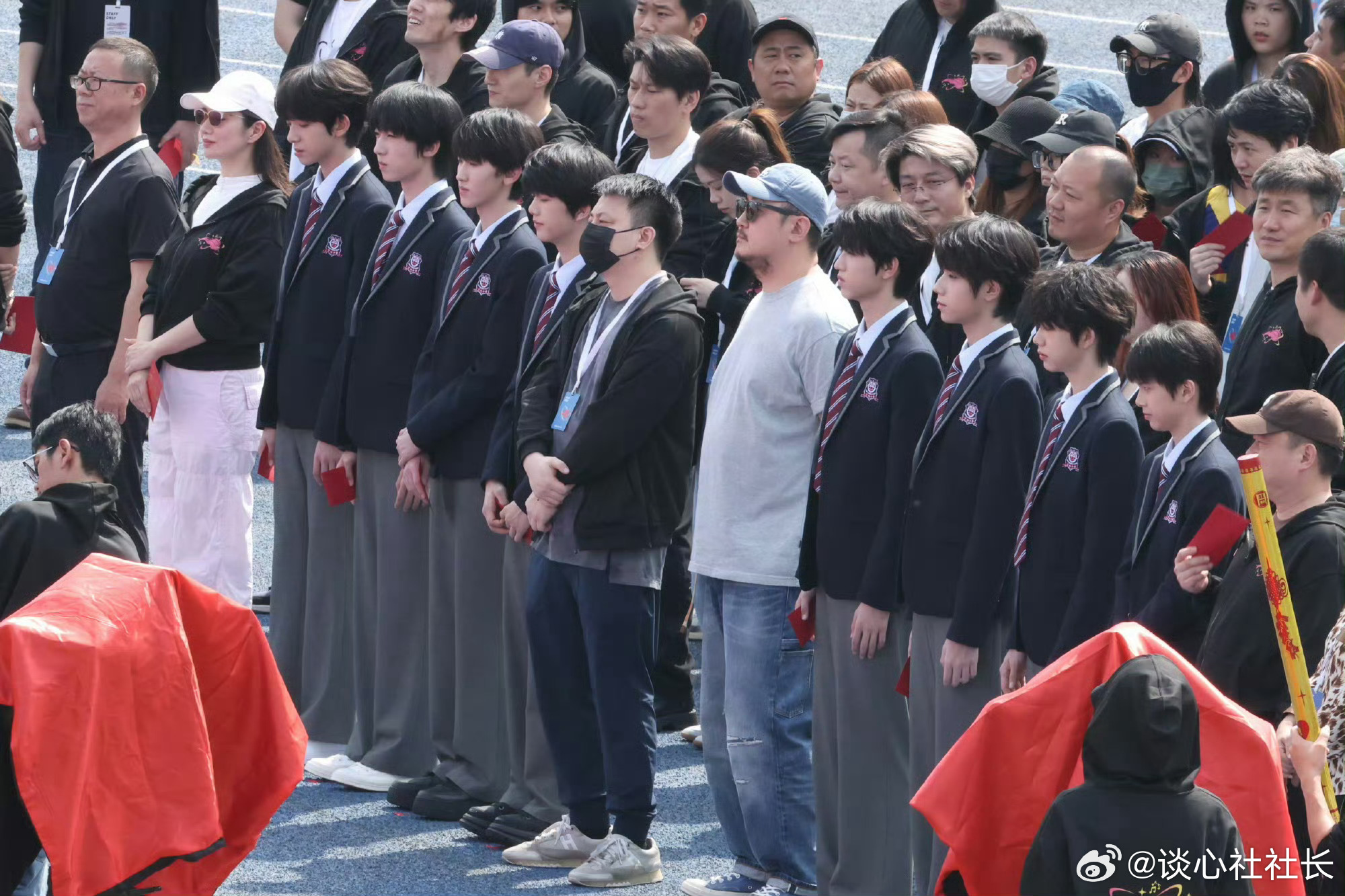 TF四代新剧开机仪式站位 TF四代新剧开机仪式路透照来啦！你期待谁？TF家族王橹