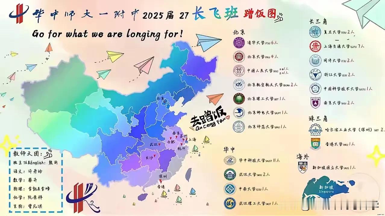 华师一附中2025届长飞班高考成绩曝光，
长飞班果然是名不虚传，
华师一附中综合