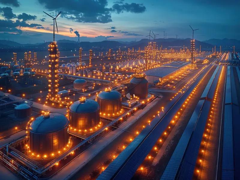 中国能源产业优势明显。在可再生能源方面，中国是全球最大的太阳能板和风力发电机生产