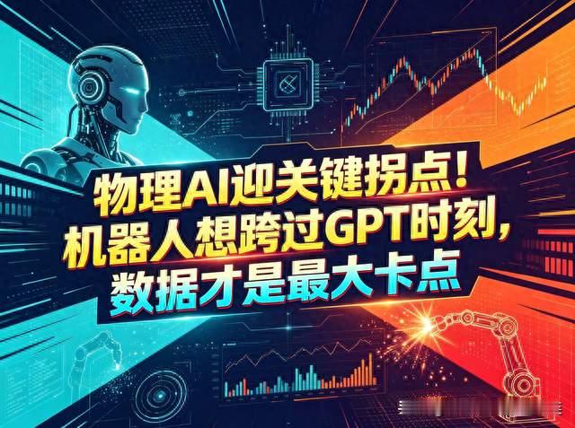 物理AI迎关键拐点！机器人想跨过GPT时刻，数据才是最大卡点