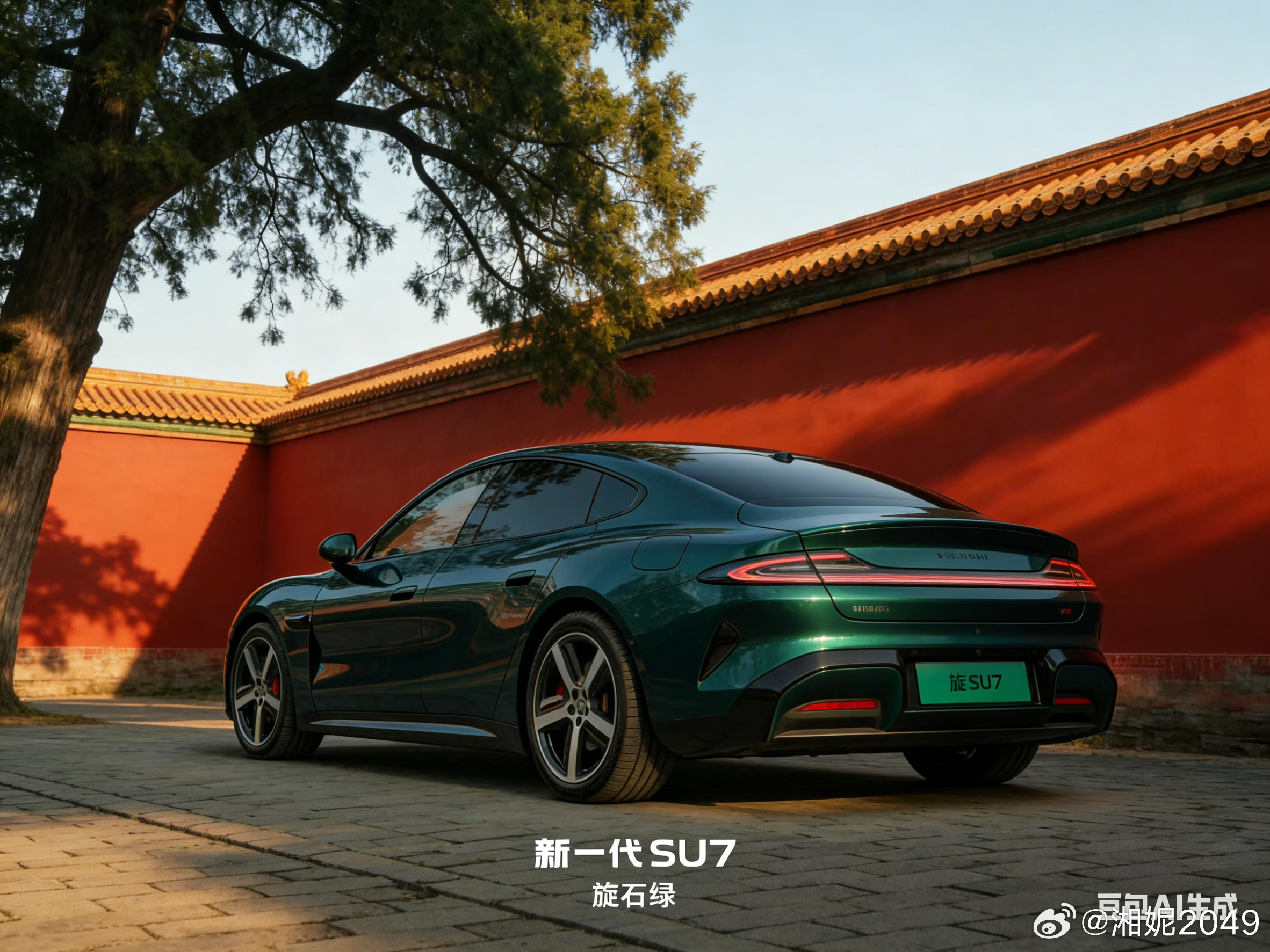 雷总太抠了只有一张图那我就只能用AI来满足各位的幻想了！不得不说，这颜色...真