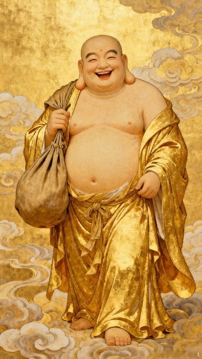 弥勒佛一笑，好事就报到！今天开始，烦恼退散，好运上线！ ​​​