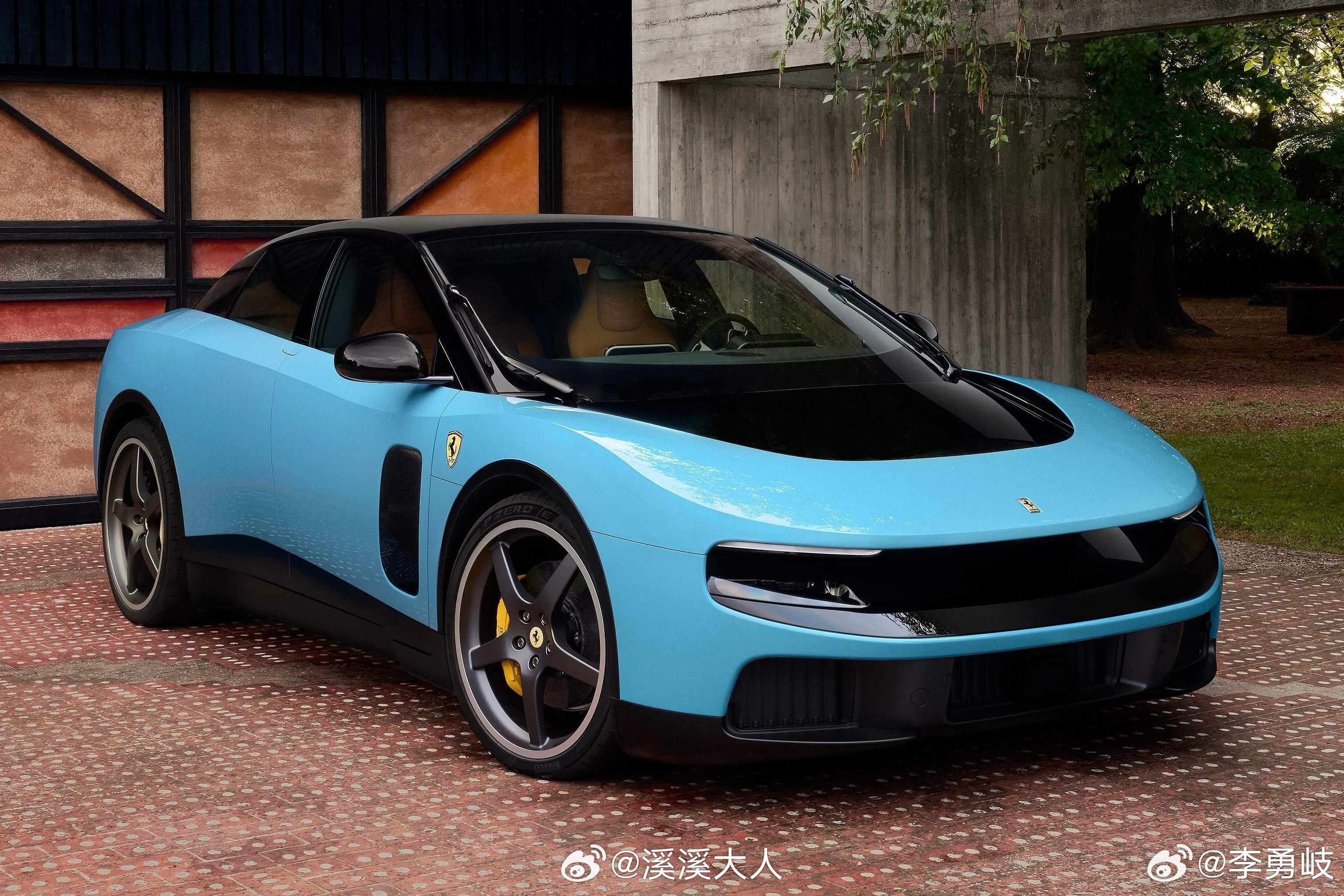 啊，没人觉得法拉利LUCE这个前灯位置特别像极氪001嘛… 