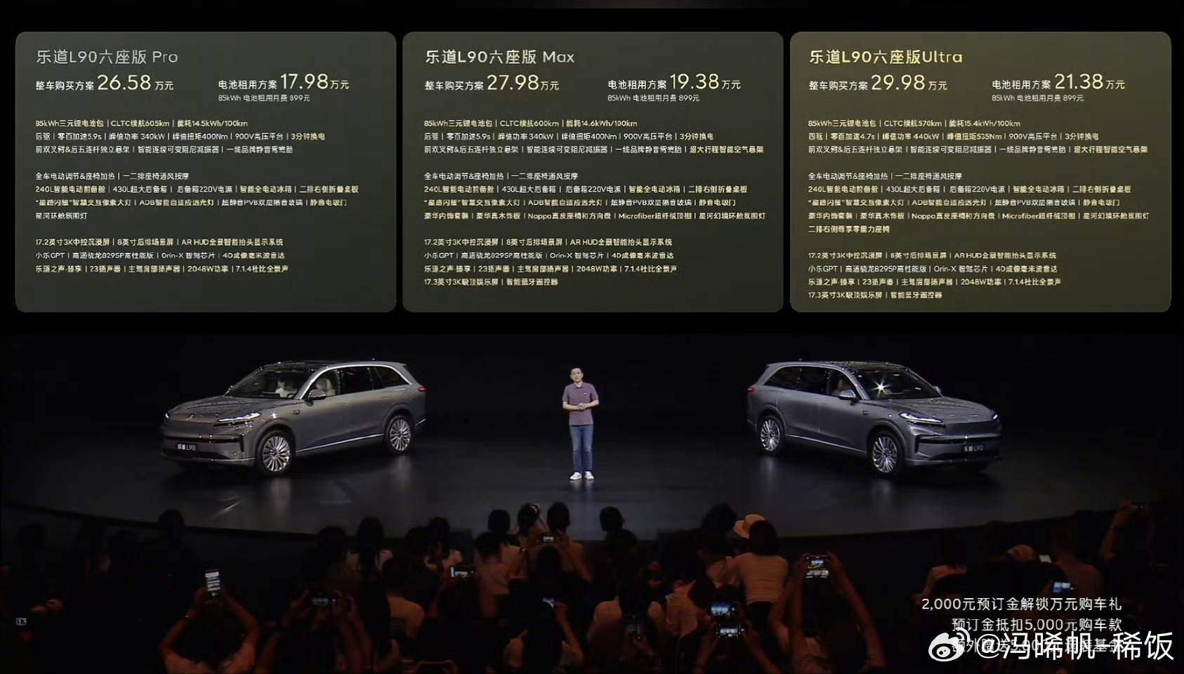 乐道L90用租电方式的话，17.98万就能入手。不过目前这类六座车很吸引人的后排