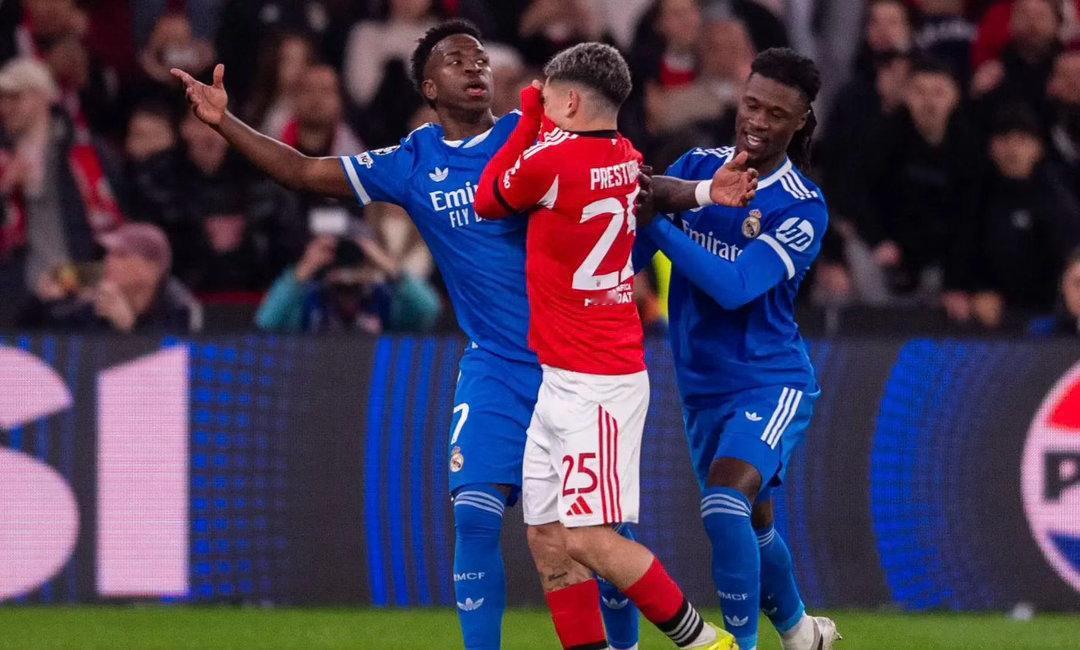 欧足联官方：普雷斯蒂安尼因歧视行为被禁赛六场体育明星皇马比赛 北京时间4月24日