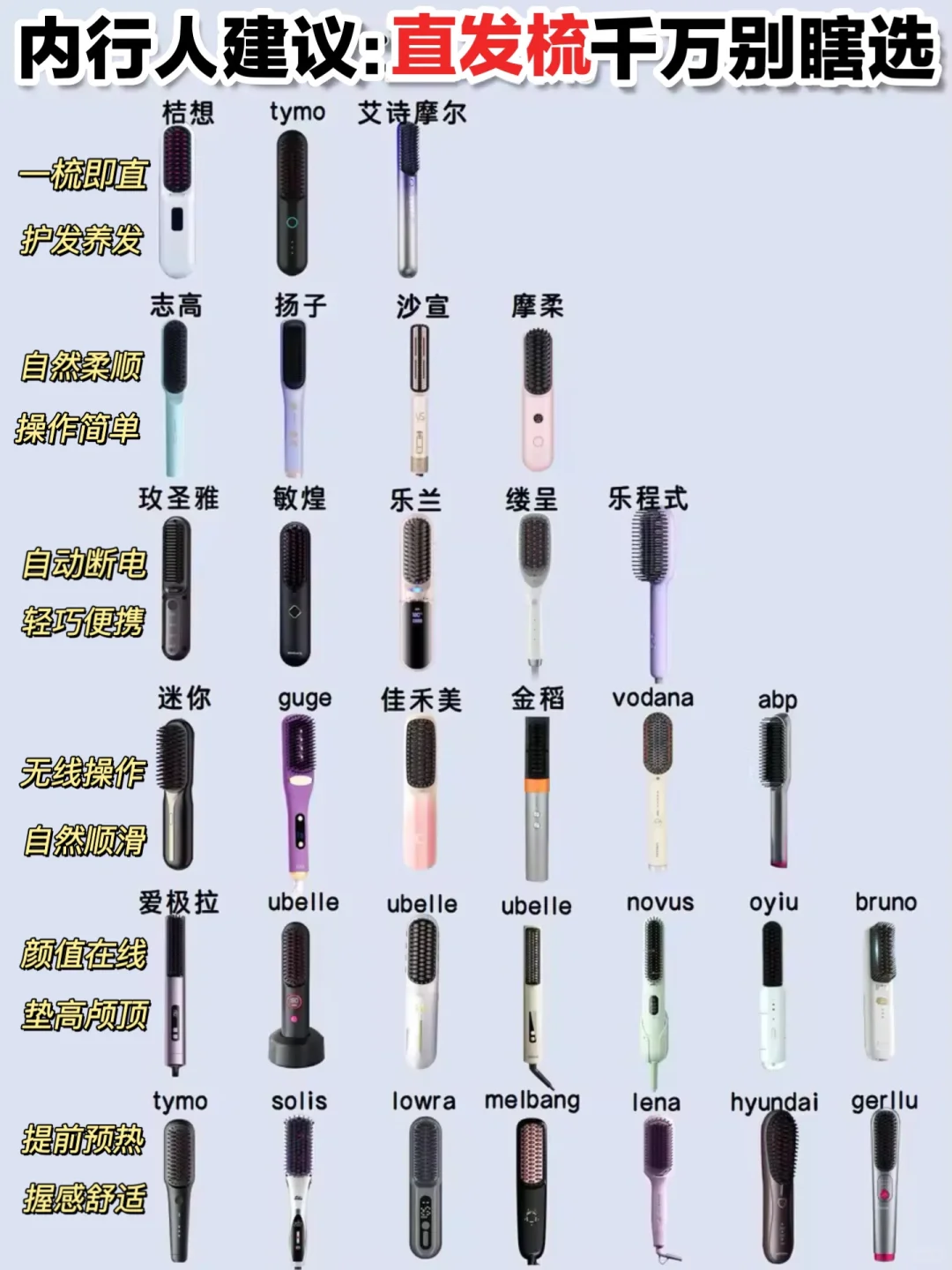 毛躁头实力拿捏！618新品直发梳别瞎选！
