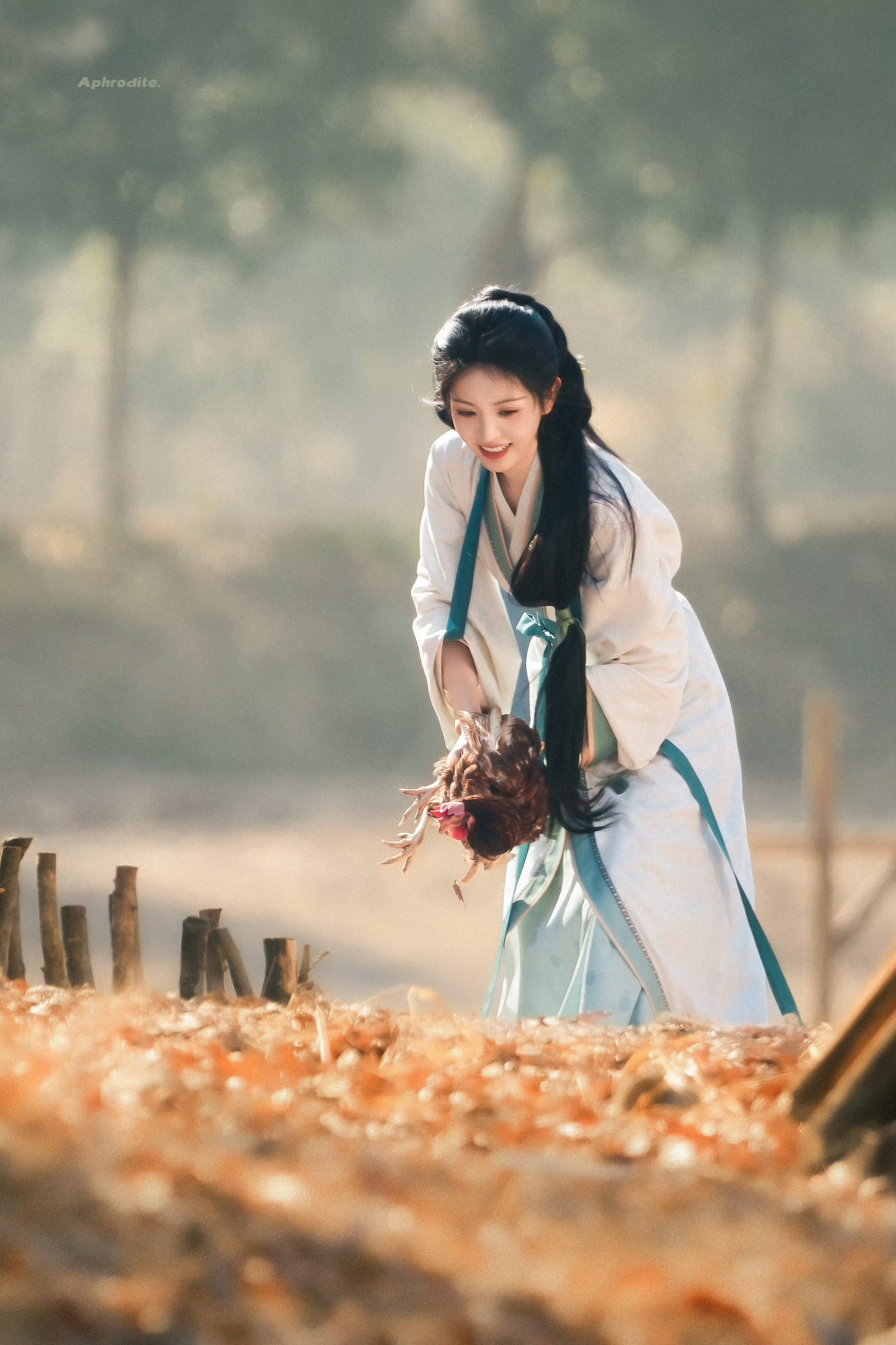 田曦薇主演的嫁金钗路透图笑起来太甜了