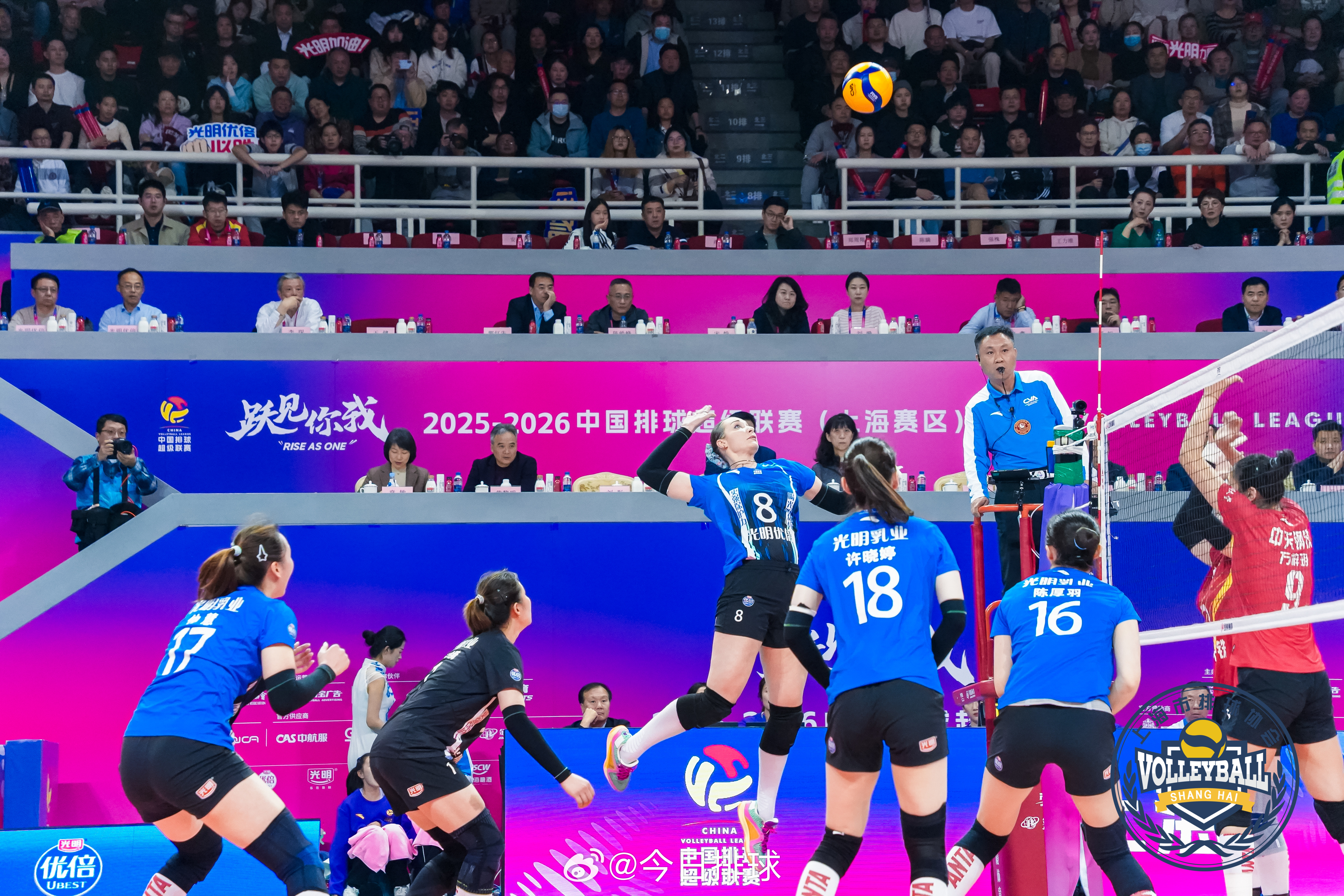 2025-2026中国女排超级联赛 A级总决赛冠亚军决赛第三场（决胜场），上海女
